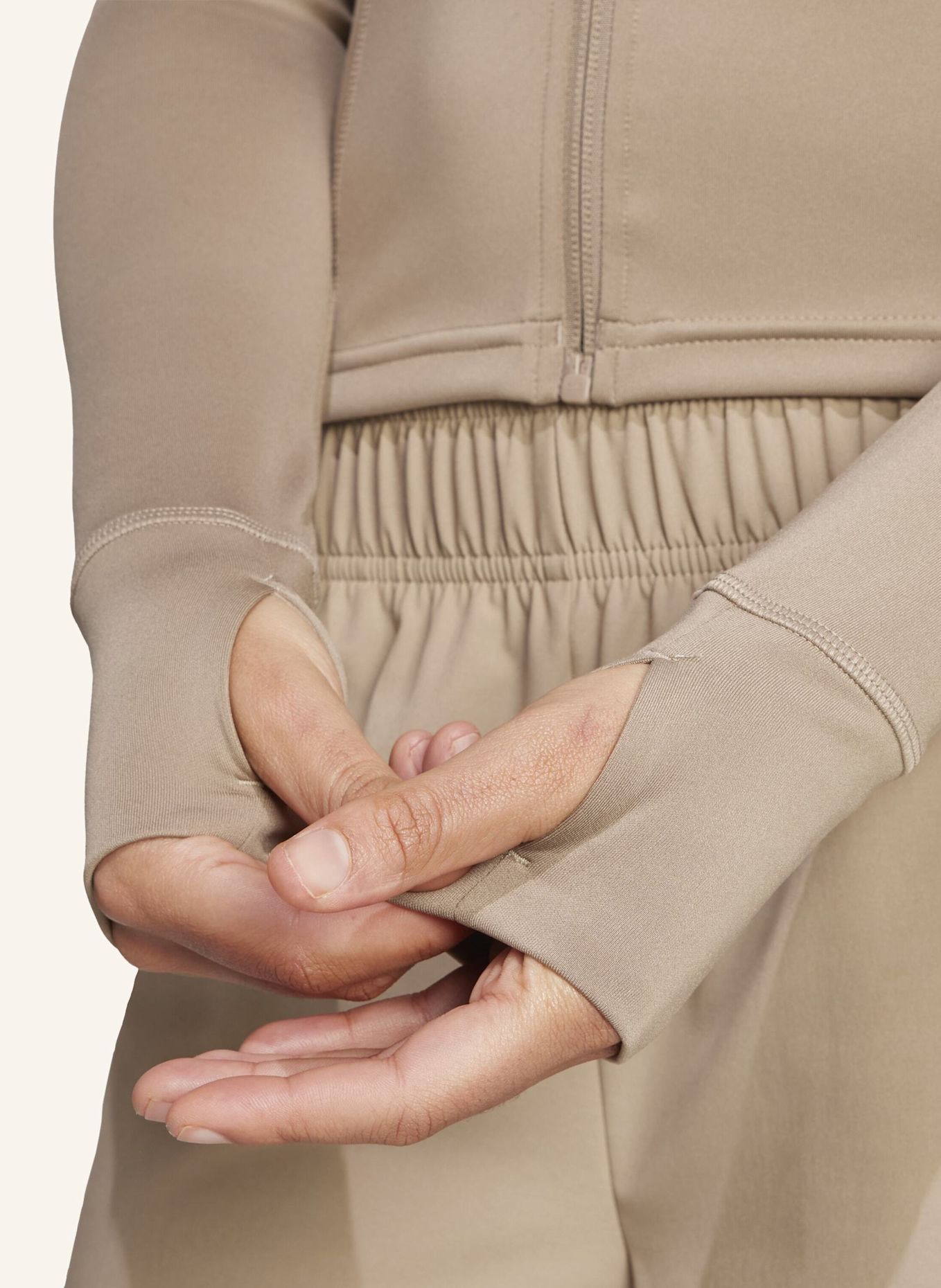 adidas Sweatjacke OPTIME ESSENTIALS: BRAUN