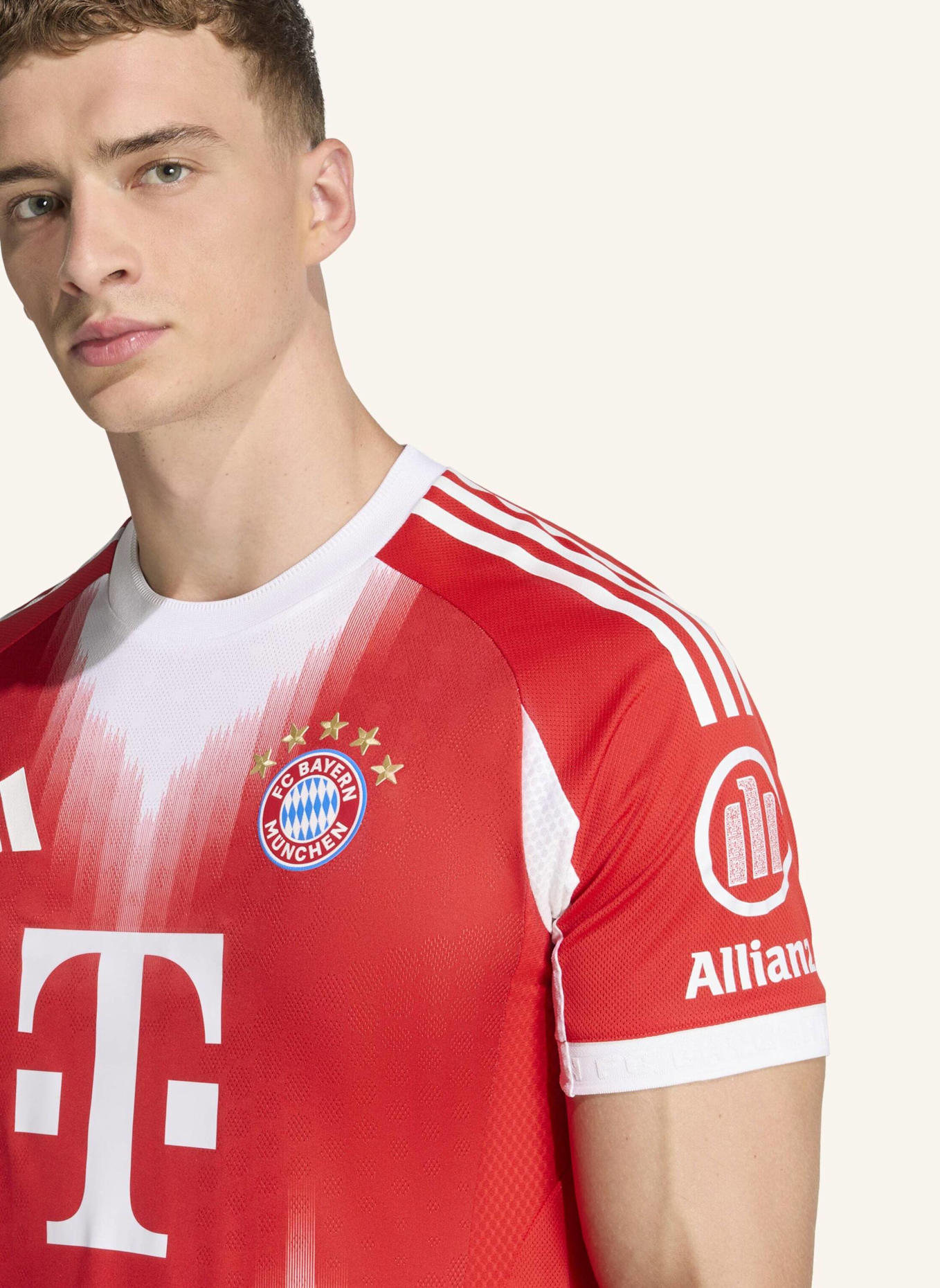 adidas FC BAYERN MÜNCHEN 25/26 HEIMTRIKOT AUTHENTIC: ROT