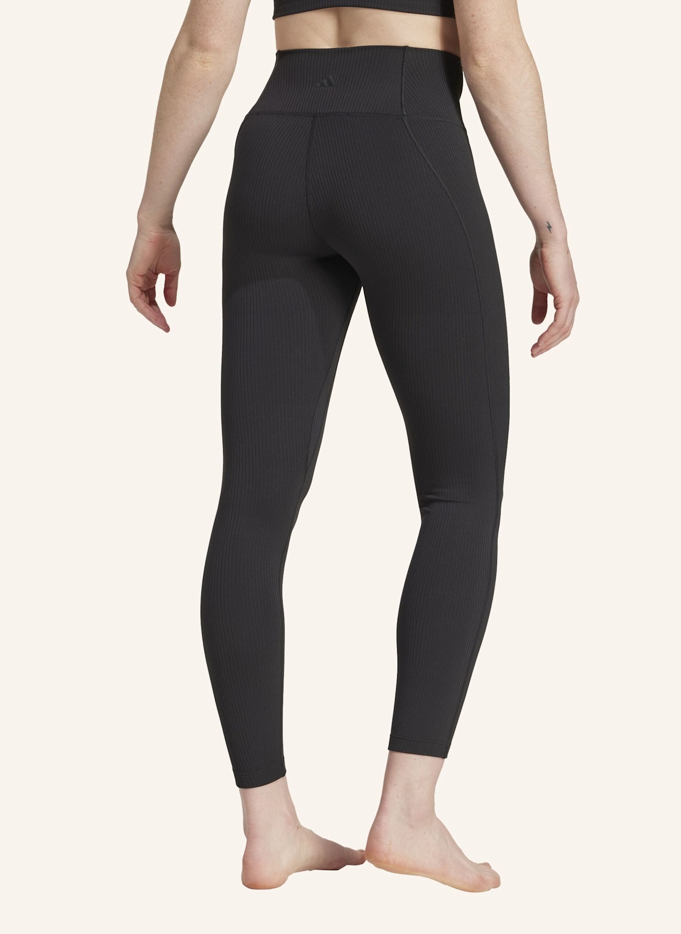 adidas ADIDAS ALL ME RIB 7/8 LEGGINGS: SCHWARZ