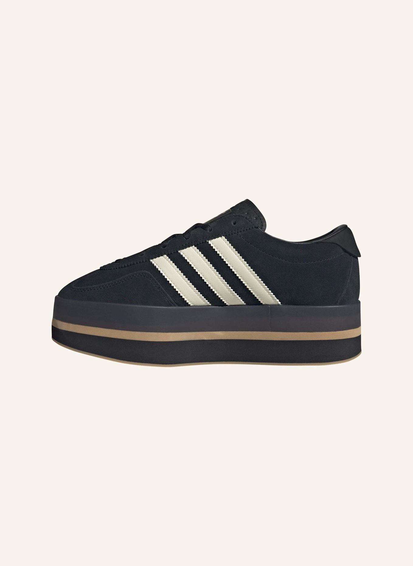 adidas Originals Sneaker GAZELLE STACK: SCHWARZ/ WEISS/ BEIGE