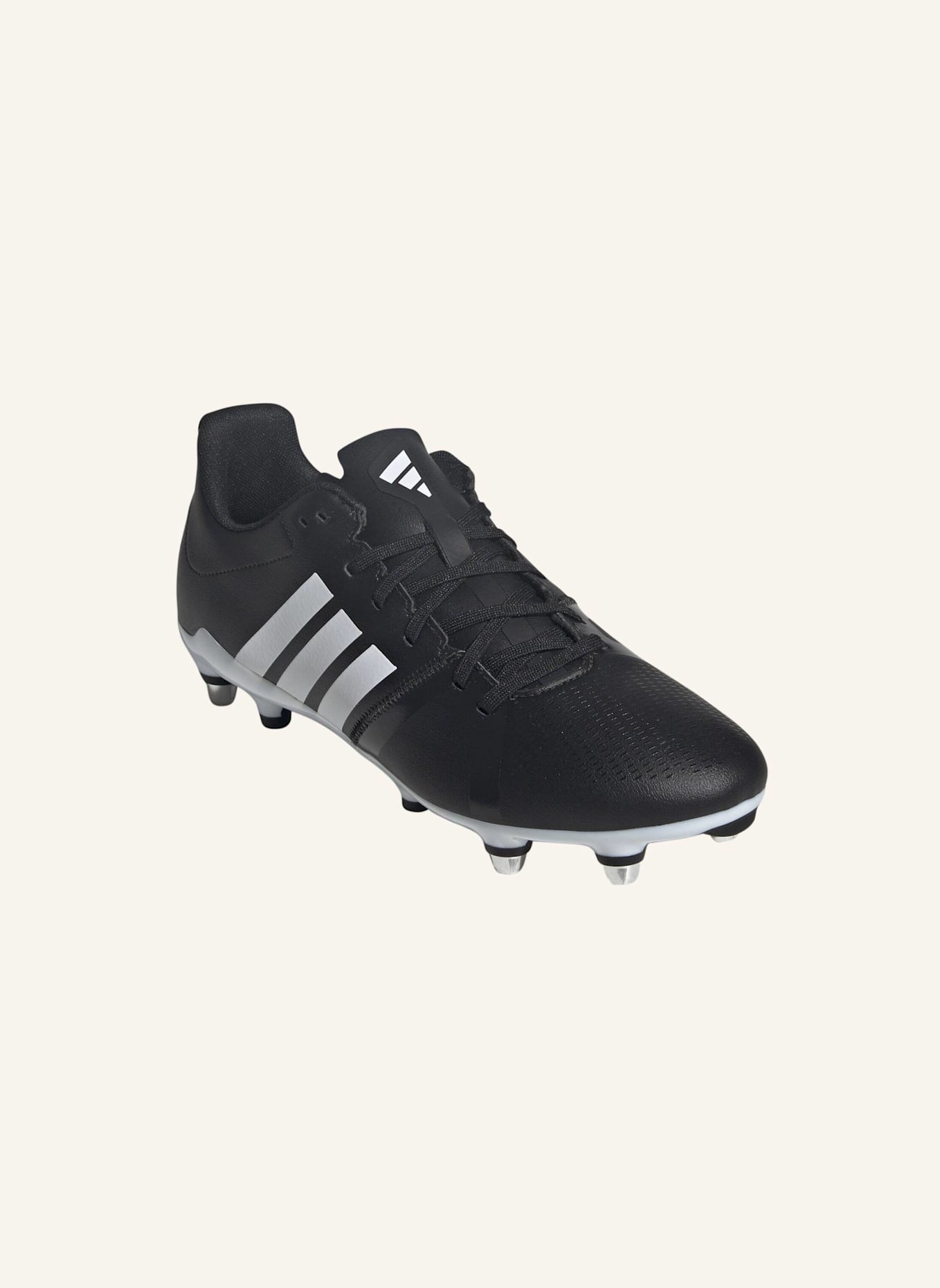 adidas RS15 AVAGLIDE WEICHE BÖDEN RUGBYSCHUH: SCHWARZ/ WEISS