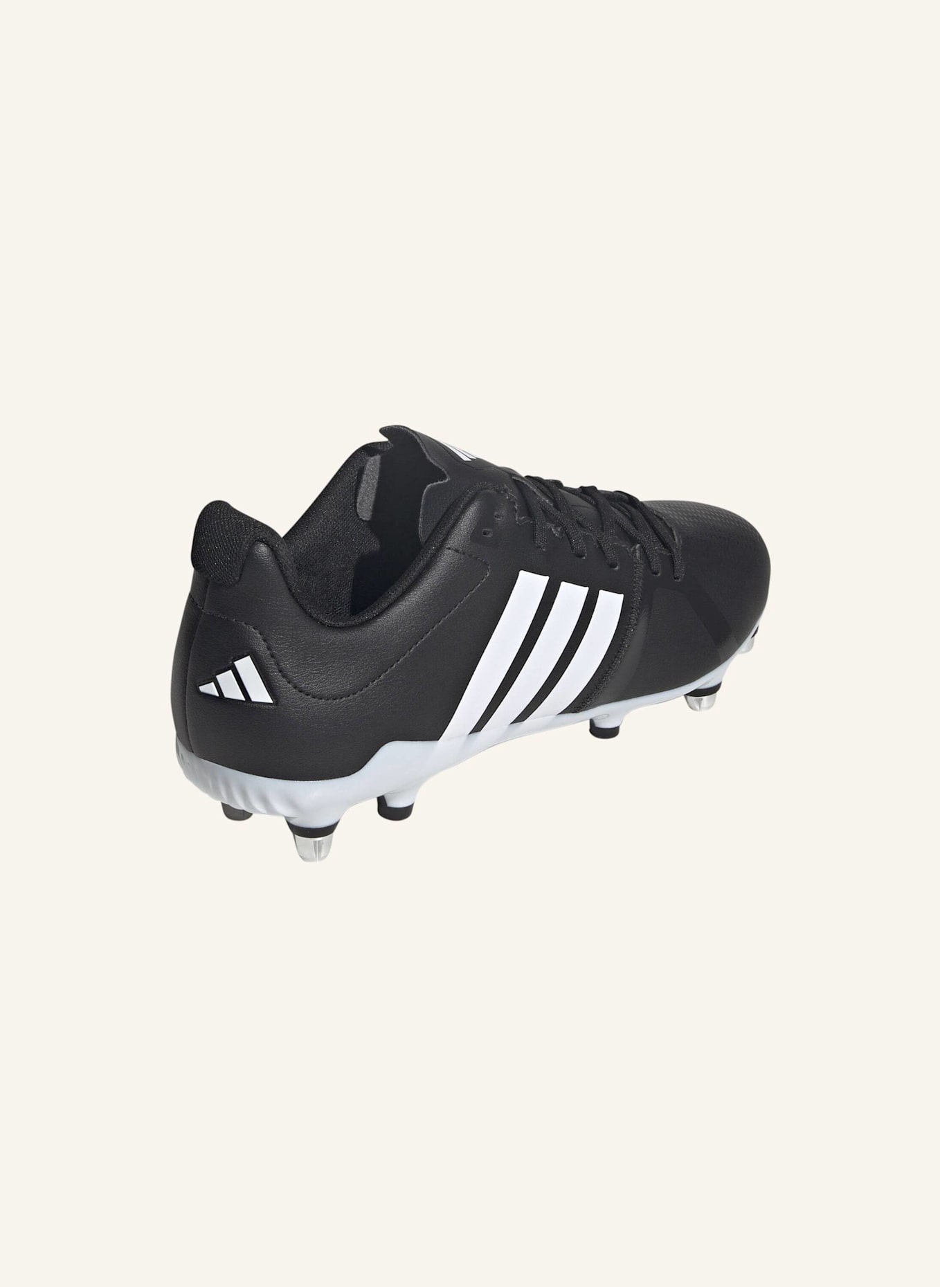 adidas RS15 AVAGLIDE WEICHE BÖDEN RUGBYSCHUH: SCHWARZ/ WEISS
