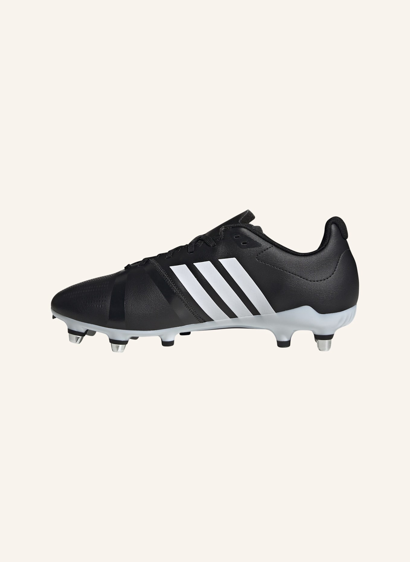 adidas RS15 AVAGLIDE WEICHE BÖDEN RUGBYSCHUH: SCHWARZ/ WEISS