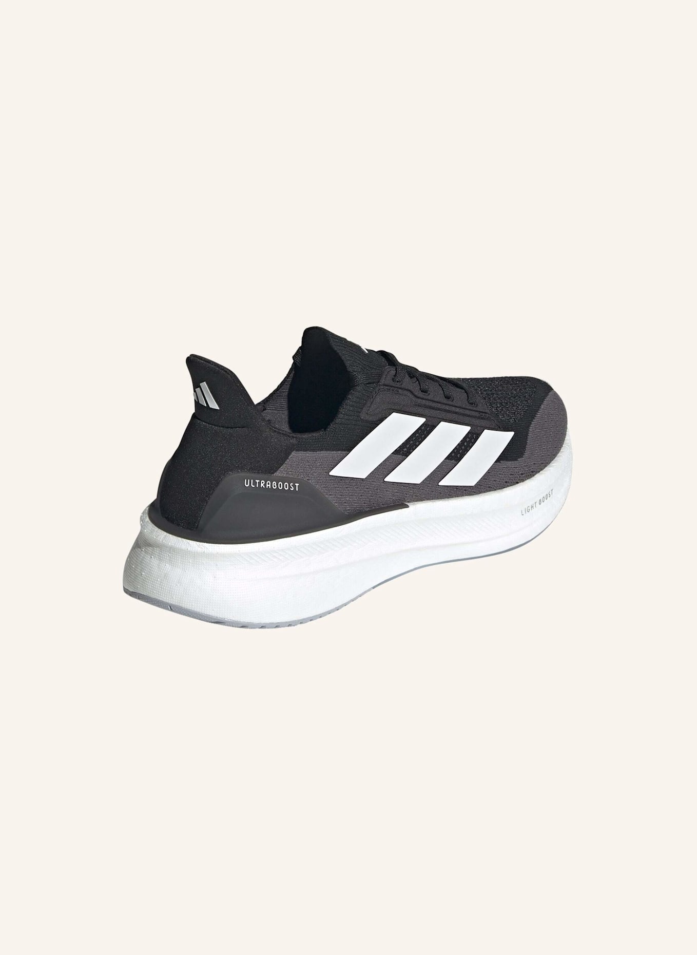 adidas ULTRABOOST 5X LAUFSCHUH: SCHWARZ/ WEISS/ GRAU