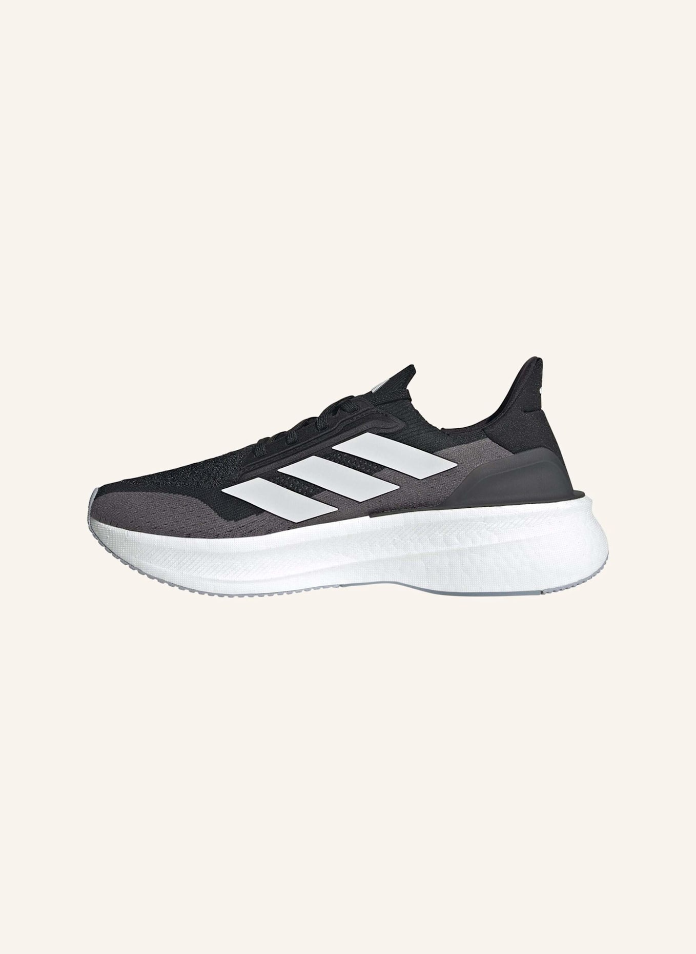 adidas ULTRABOOST 5X LAUFSCHUH: SCHWARZ/ WEISS/ GRAU
