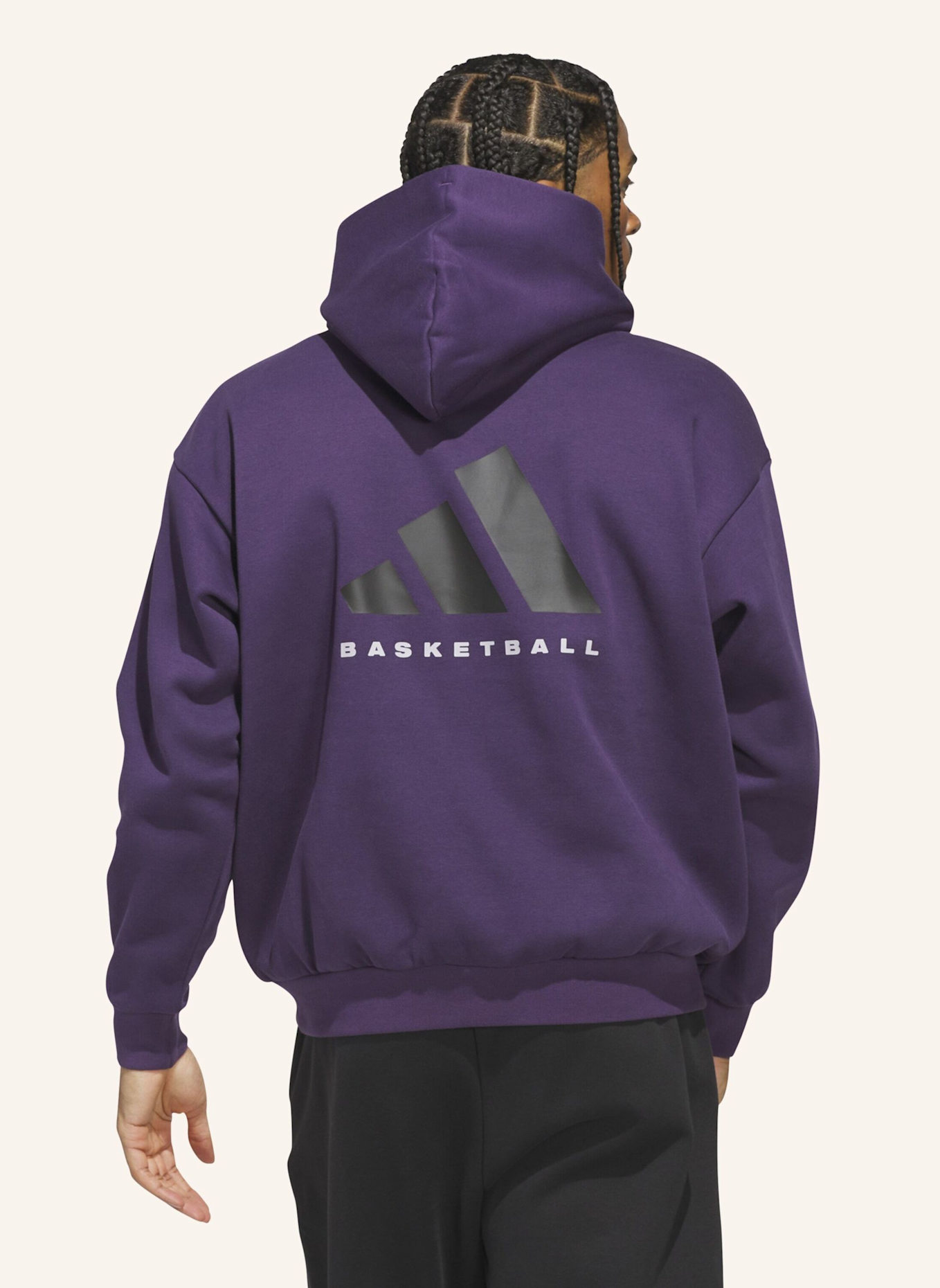 adidas ADIDAS BASKETBALL HOODIE – GENDERNEUTRAL: LILA