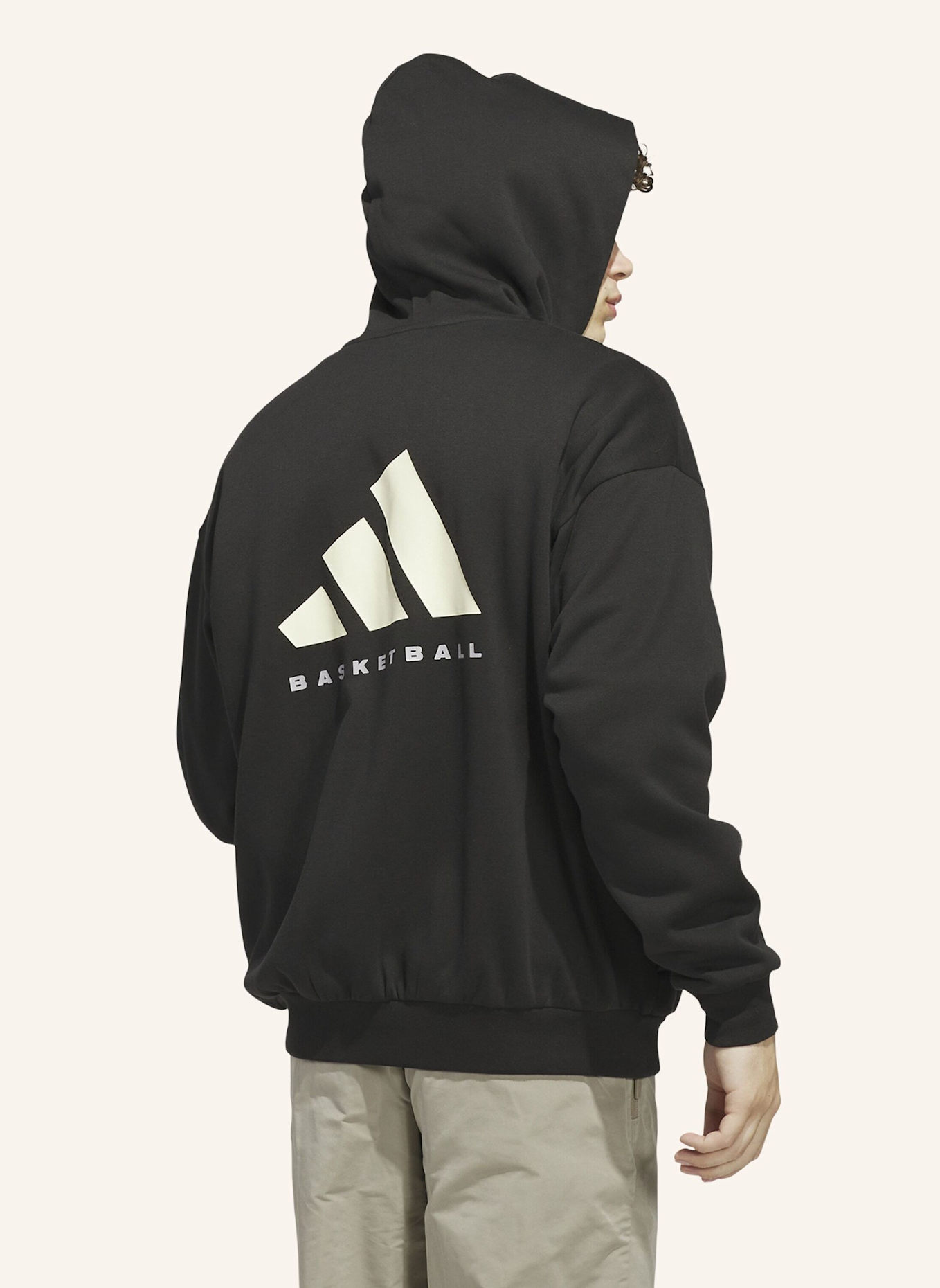 adidas Sweatjacke ADIDAS BASKETBALL FULL ZIP: SCHWARZ