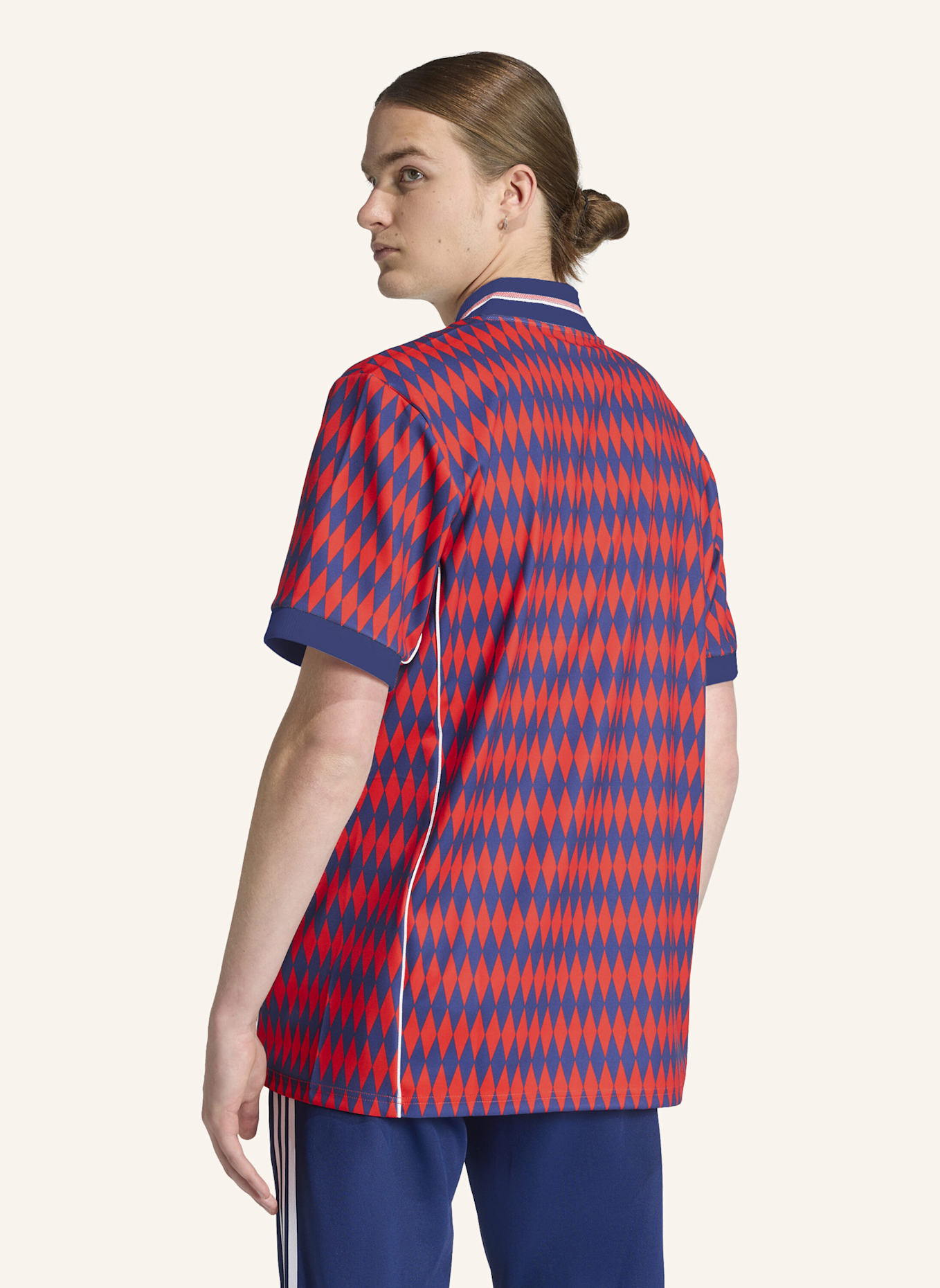 adidas FC BAYERN MÜNCHEN LFSTLR JERSEY: ROT/ BLAU