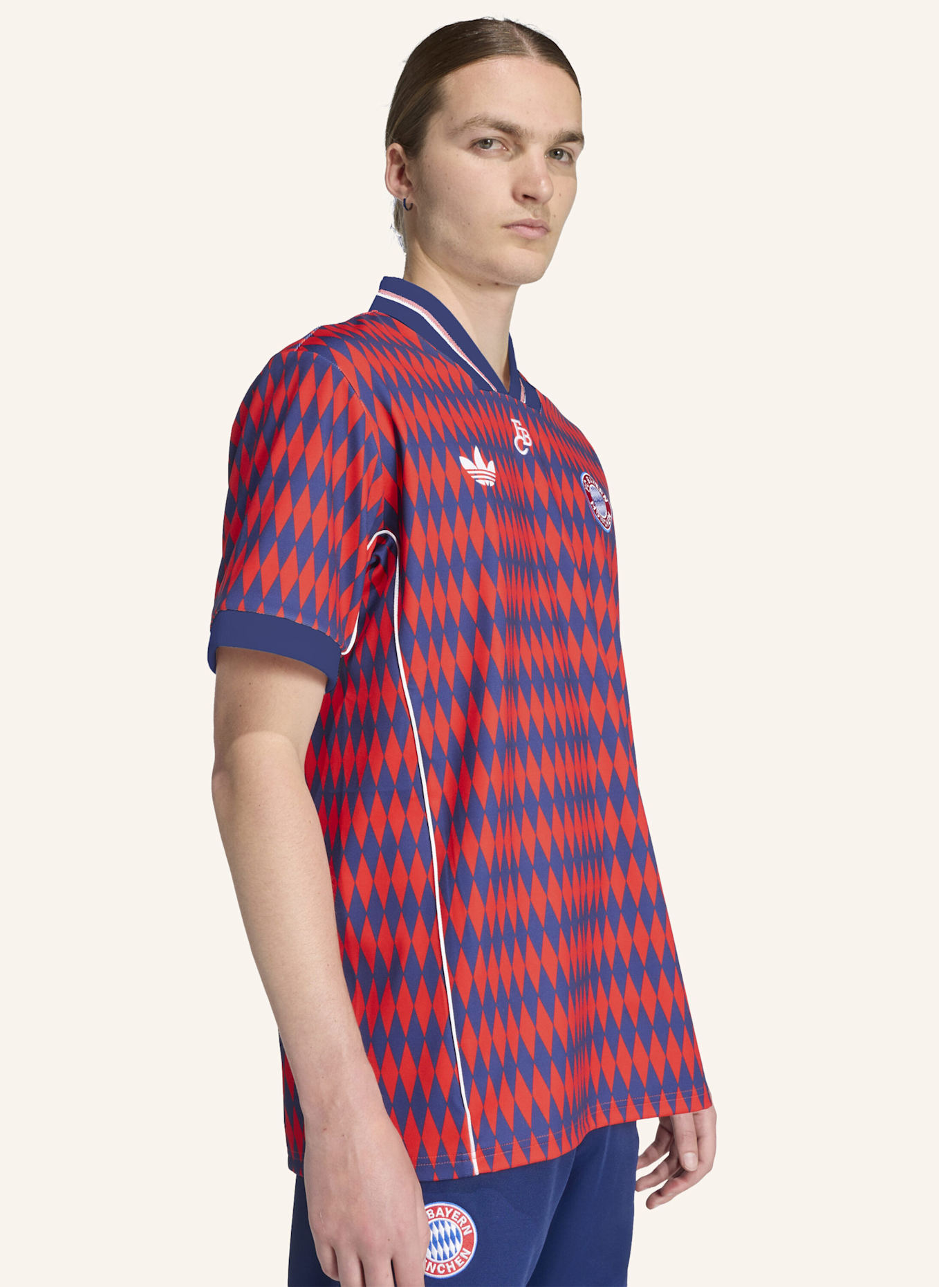 adidas FC BAYERN MÜNCHEN LFSTLR JERSEY: ROT/ BLAU