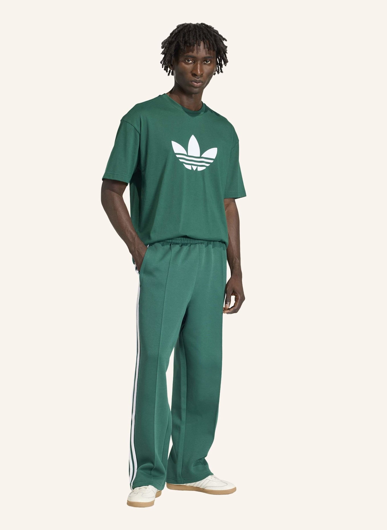 adidas Originals ADICOLOR SPACER BAGGY TRAININGSHOSE: GRÜN