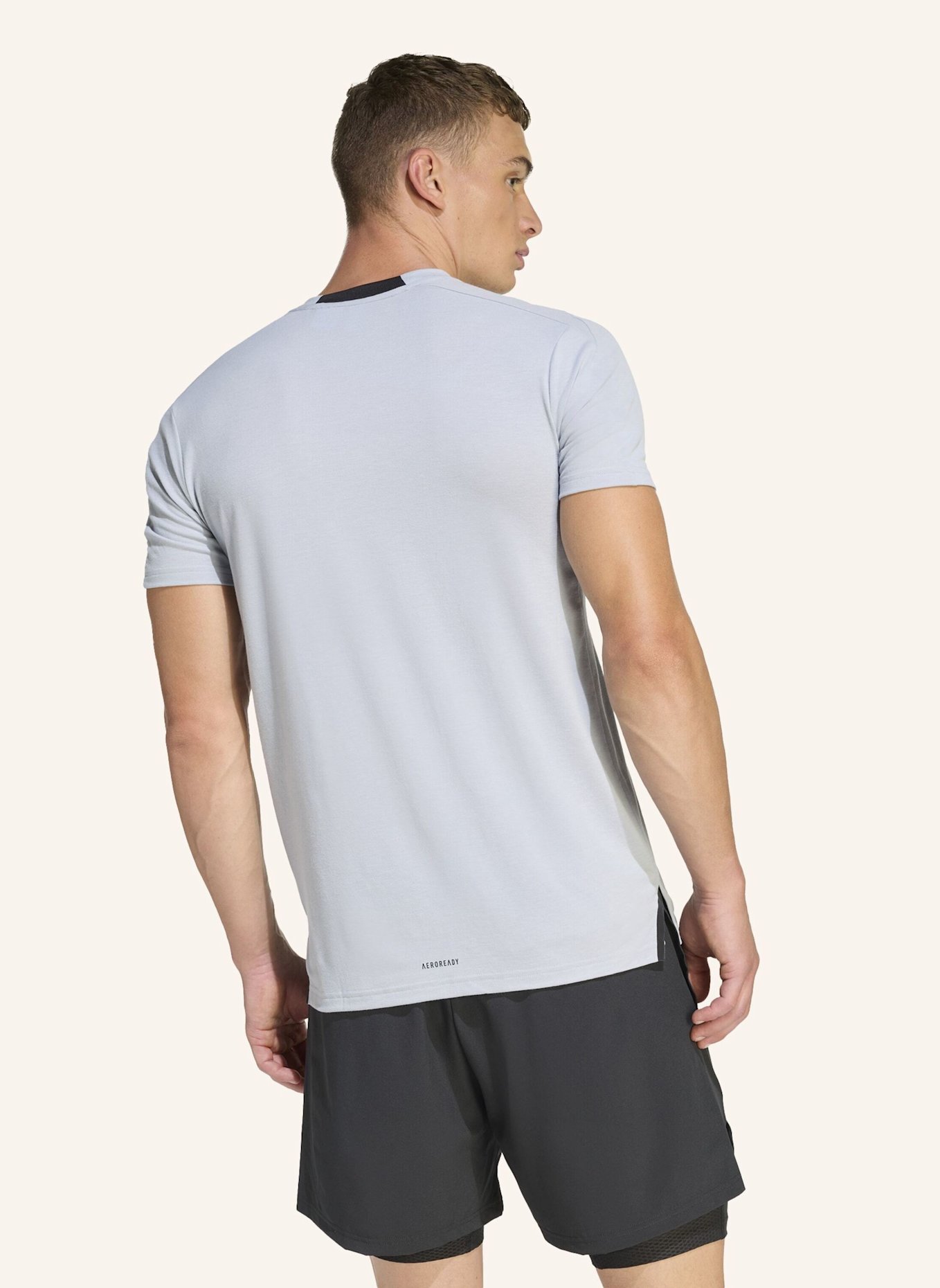 adidas T-Shirt D4T WORKOUT: GRAU