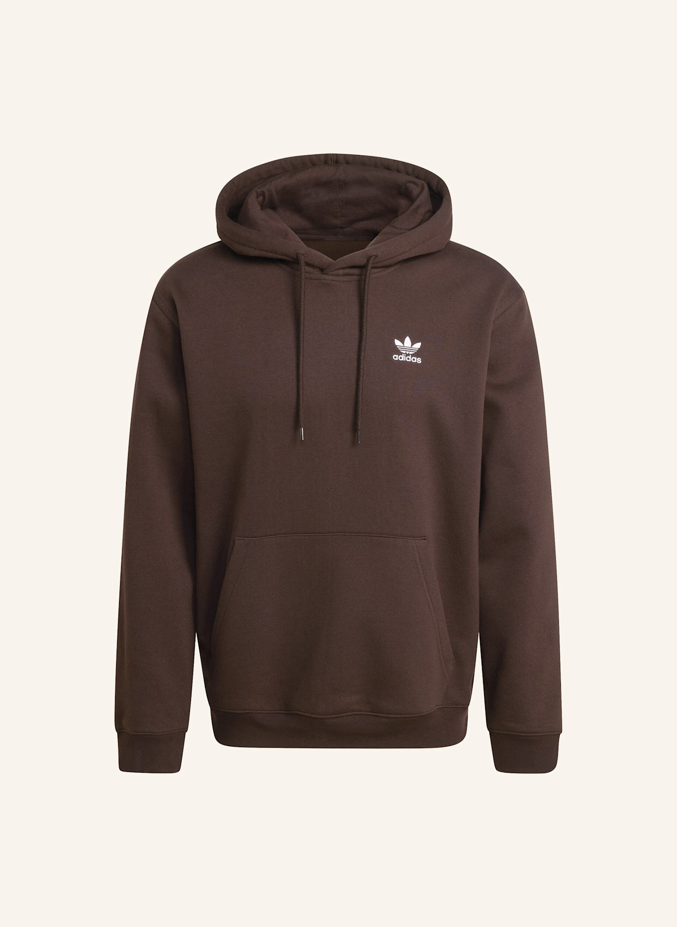 adidas Originals TREFOIL ESSENTIALS LOOSE HOODIE: BRAUN