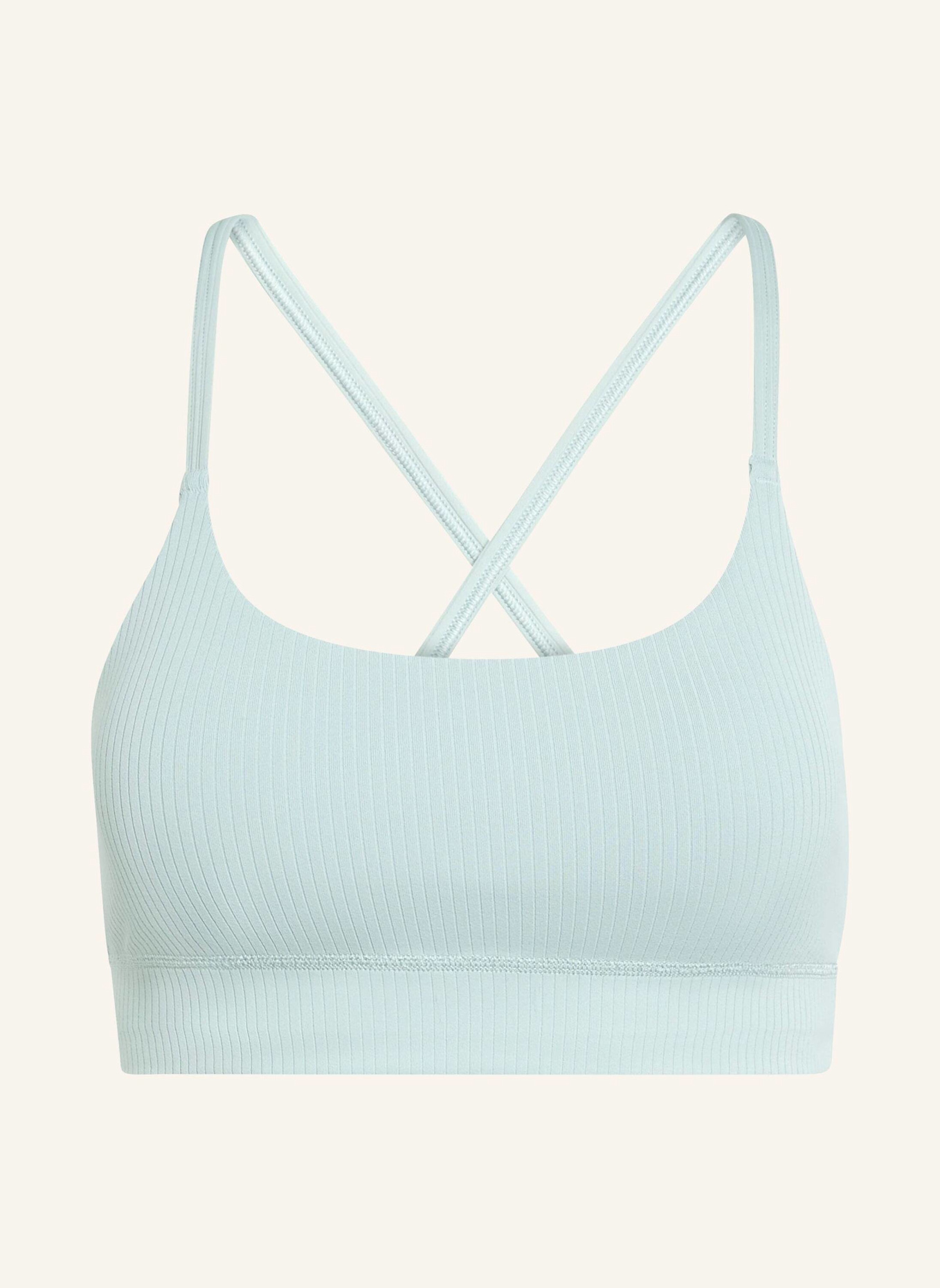 adidas ADIDAS ALL ME LIGHT SUPPORT RIB BRA LONGLINE SPORT-BH: GRÜN
