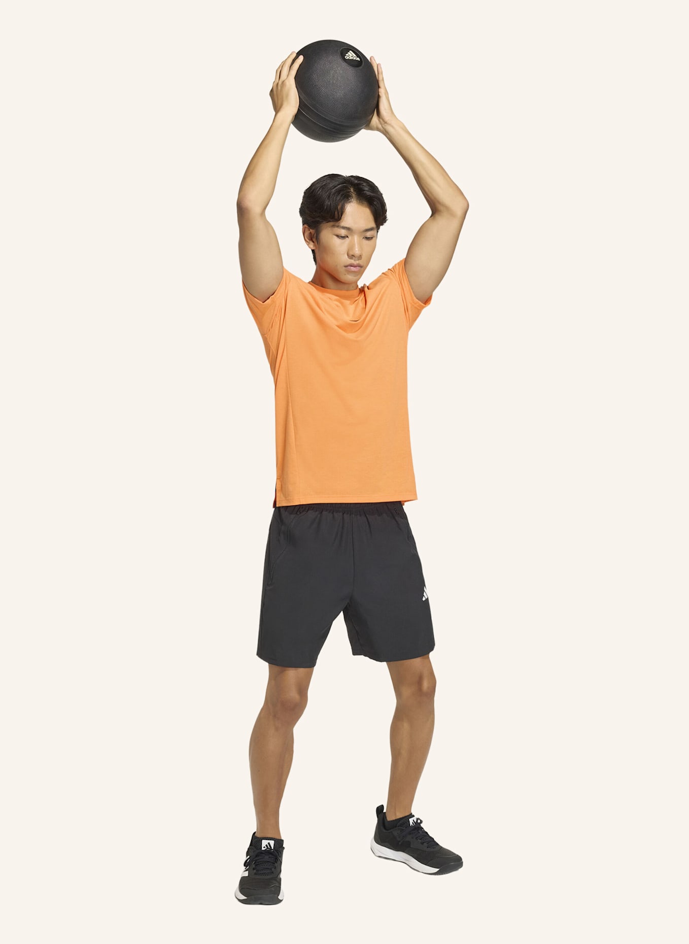 adidas T-Shirt D4T WORKOUT: ORANGE