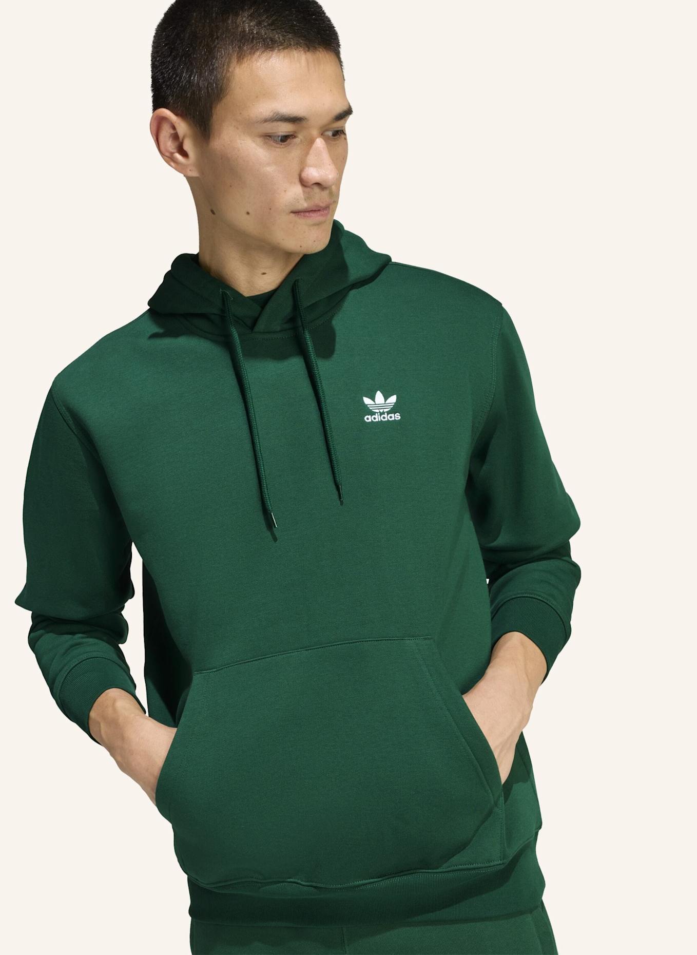 adidas Originals TREFOIL ESSENTIALS LOOSE HOODIE: GRÜN
