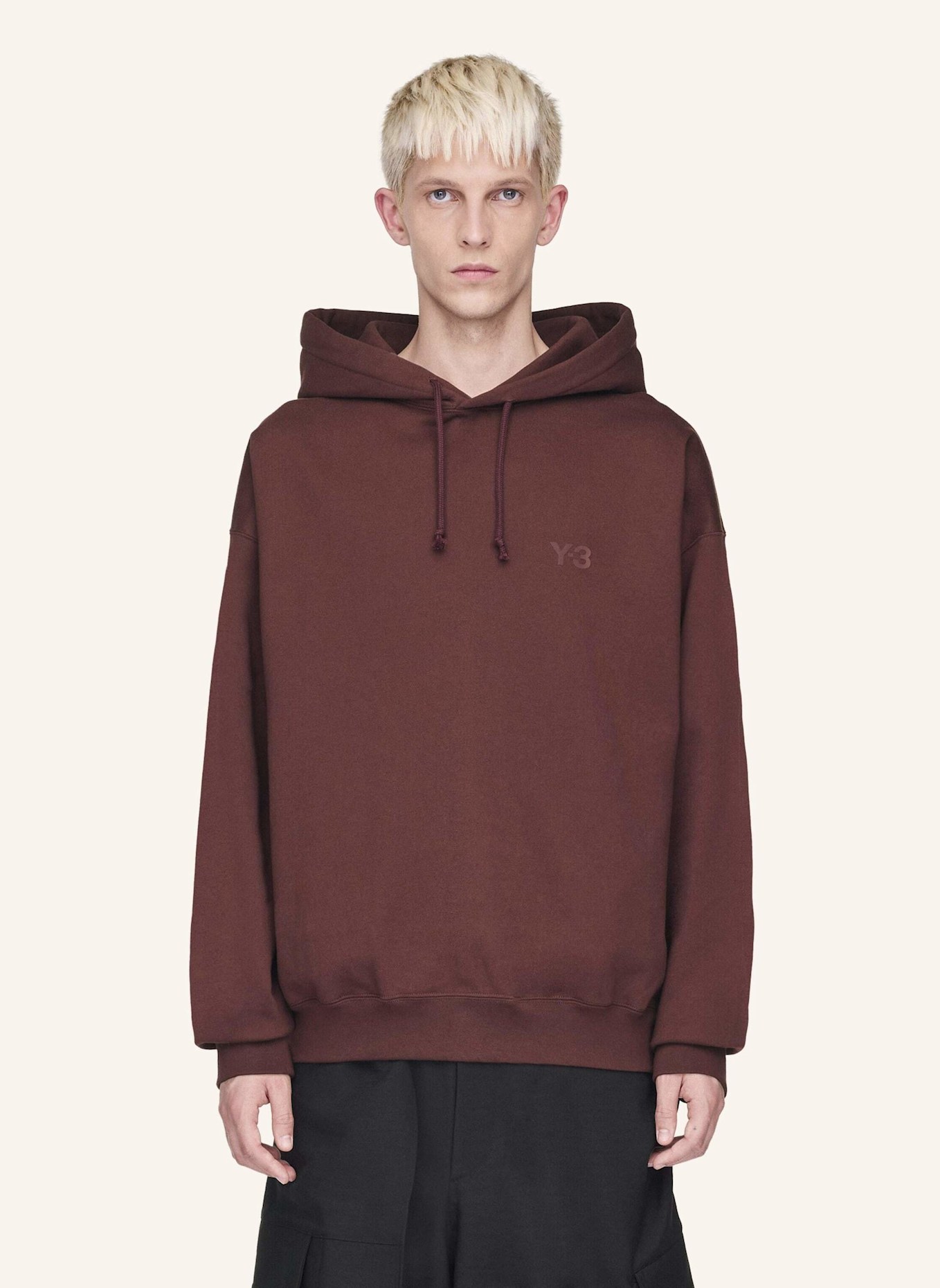 Y-3 Y-3 FT HOODIE: BRAUN