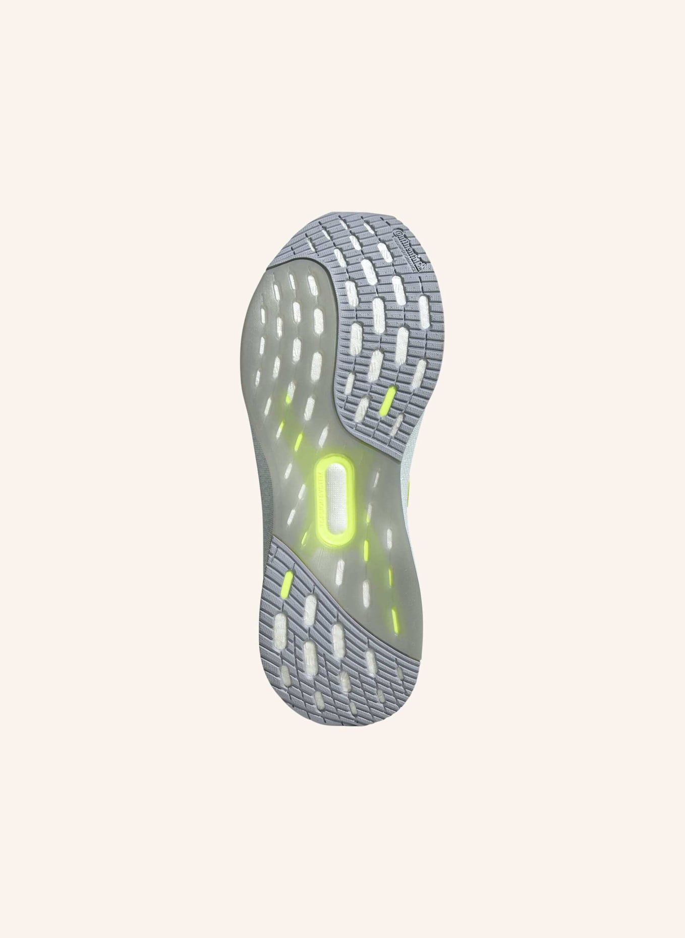 adidas ULTRABOOST 5 LAUFSCHUH: GELB/ BLAU/ GRAU