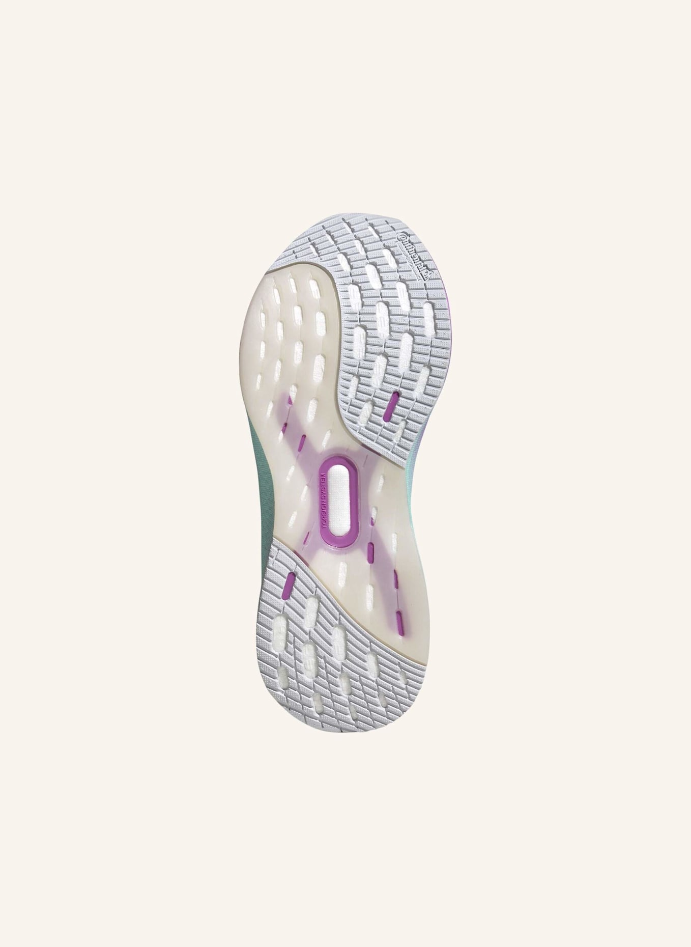 adidas ULTRABOOST 5 LAUFSCHUH: WEISS/ GRAU/ LILA