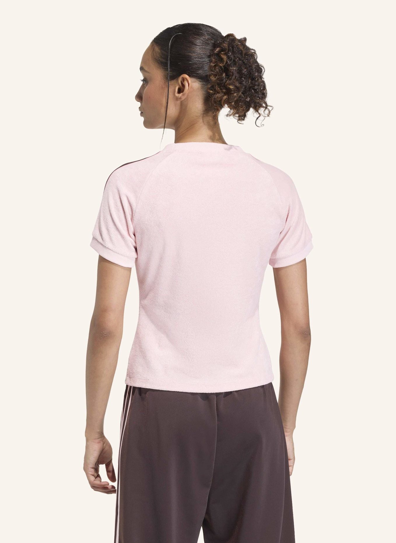 adidas Originals T-Shirt TERRY TOWEL CALI aus Frottee: ROSA