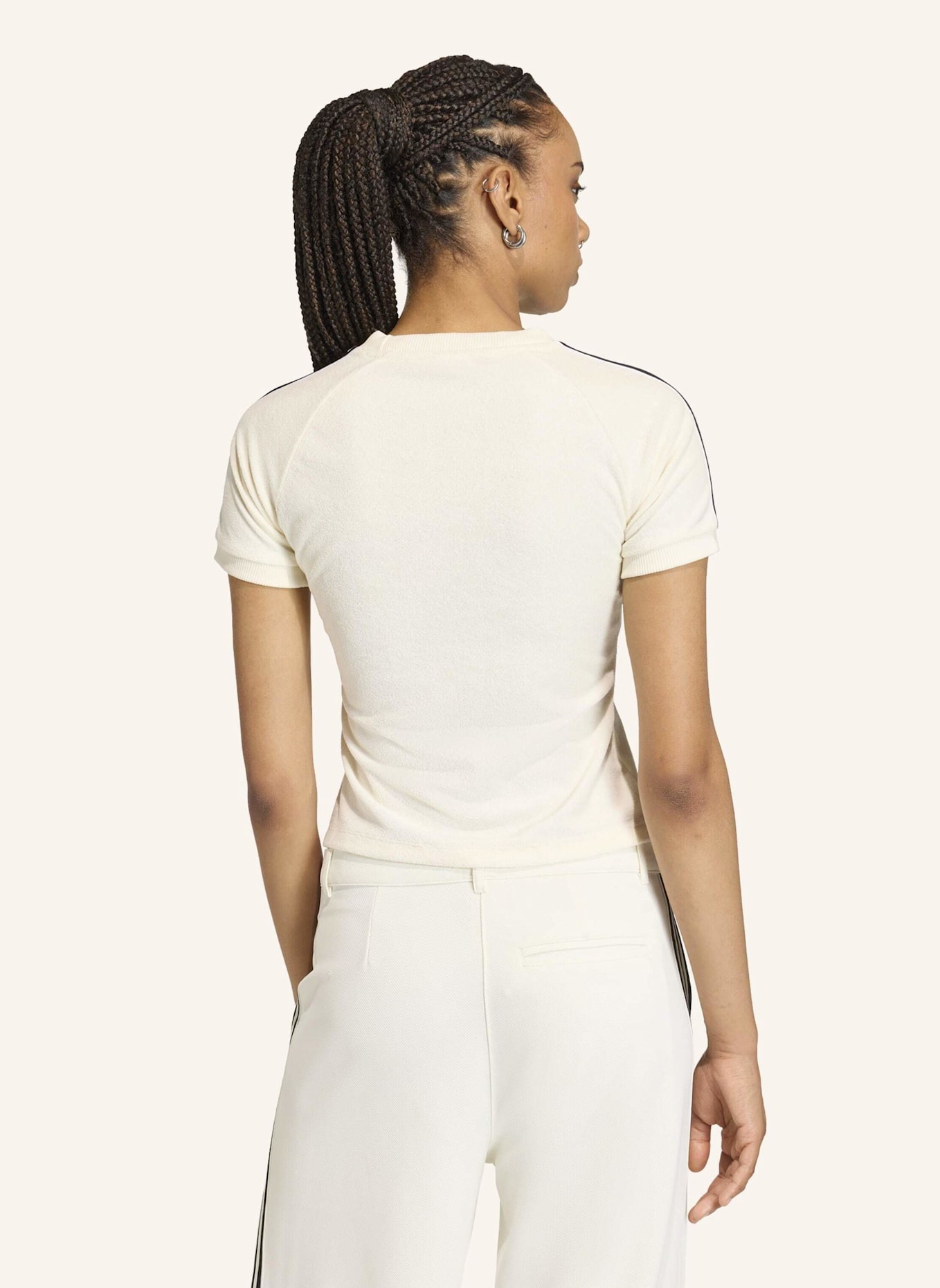 adidas Originals T-Shirt TERRY TOWEL CALI aus Frottee: WEISS