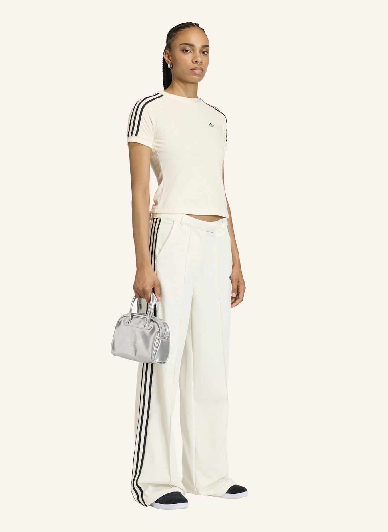 adidas Originals T-Shirt TERRY TOWEL CALI aus Frottee: WEISS