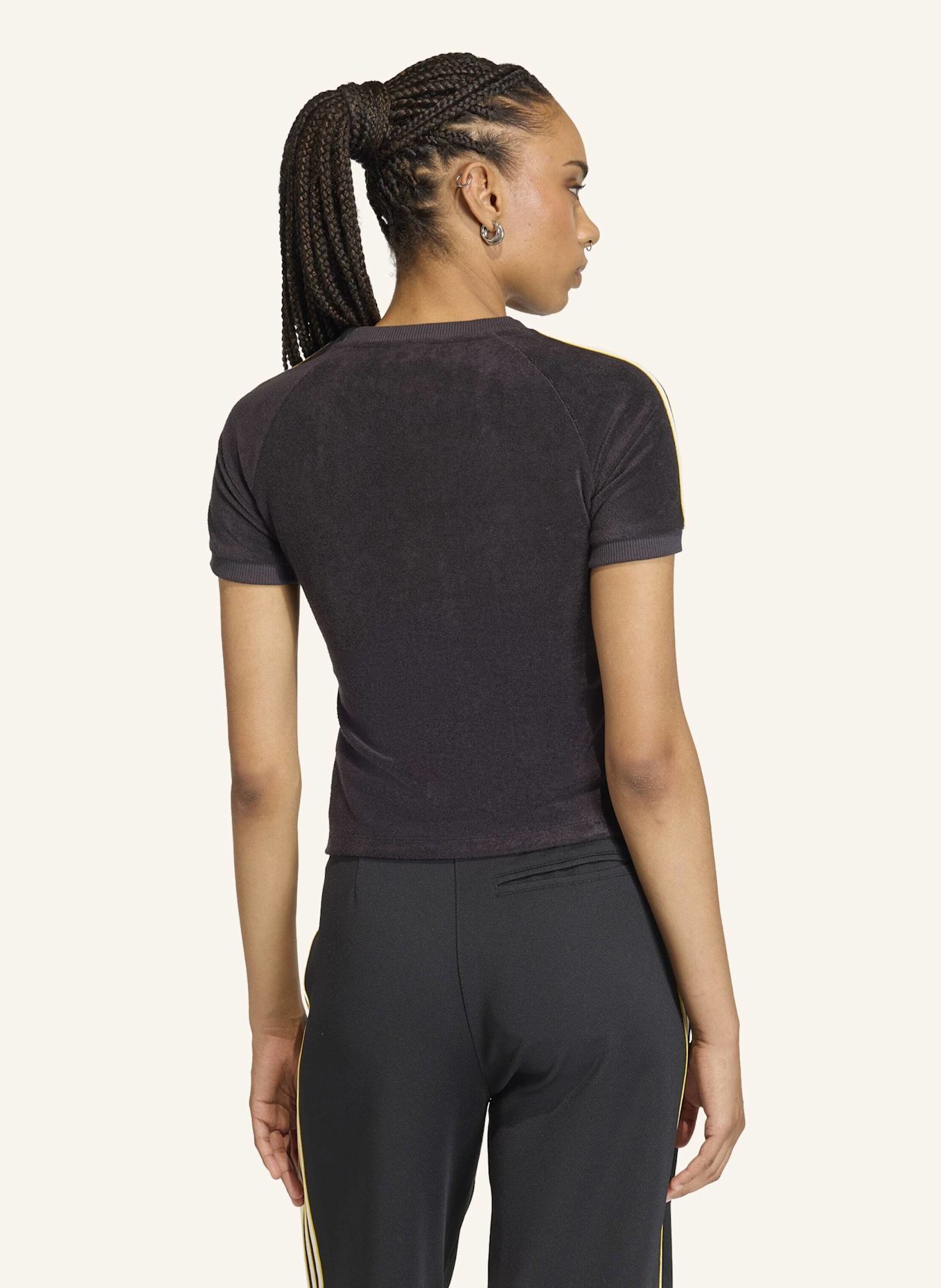 adidas Originals T-Shirt TERRY TOWEL CALI aus Frottee: SCHWARZ