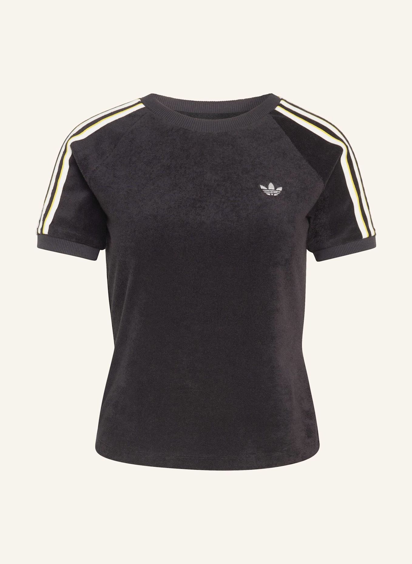 adidas Originals T-Shirt TERRY TOWEL CALI aus Frottee: SCHWARZ