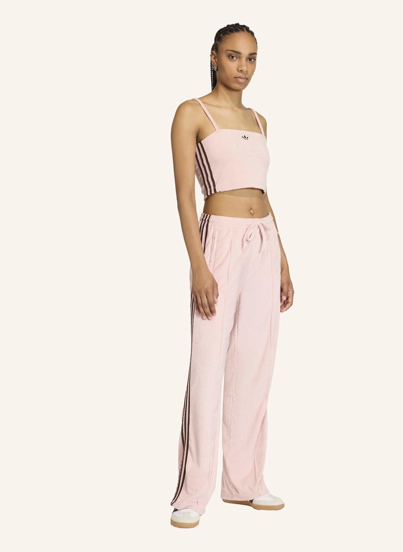 adidas Originals Track Pants TERRY TOWEL FIREBIRD aus Frottee: ROSA