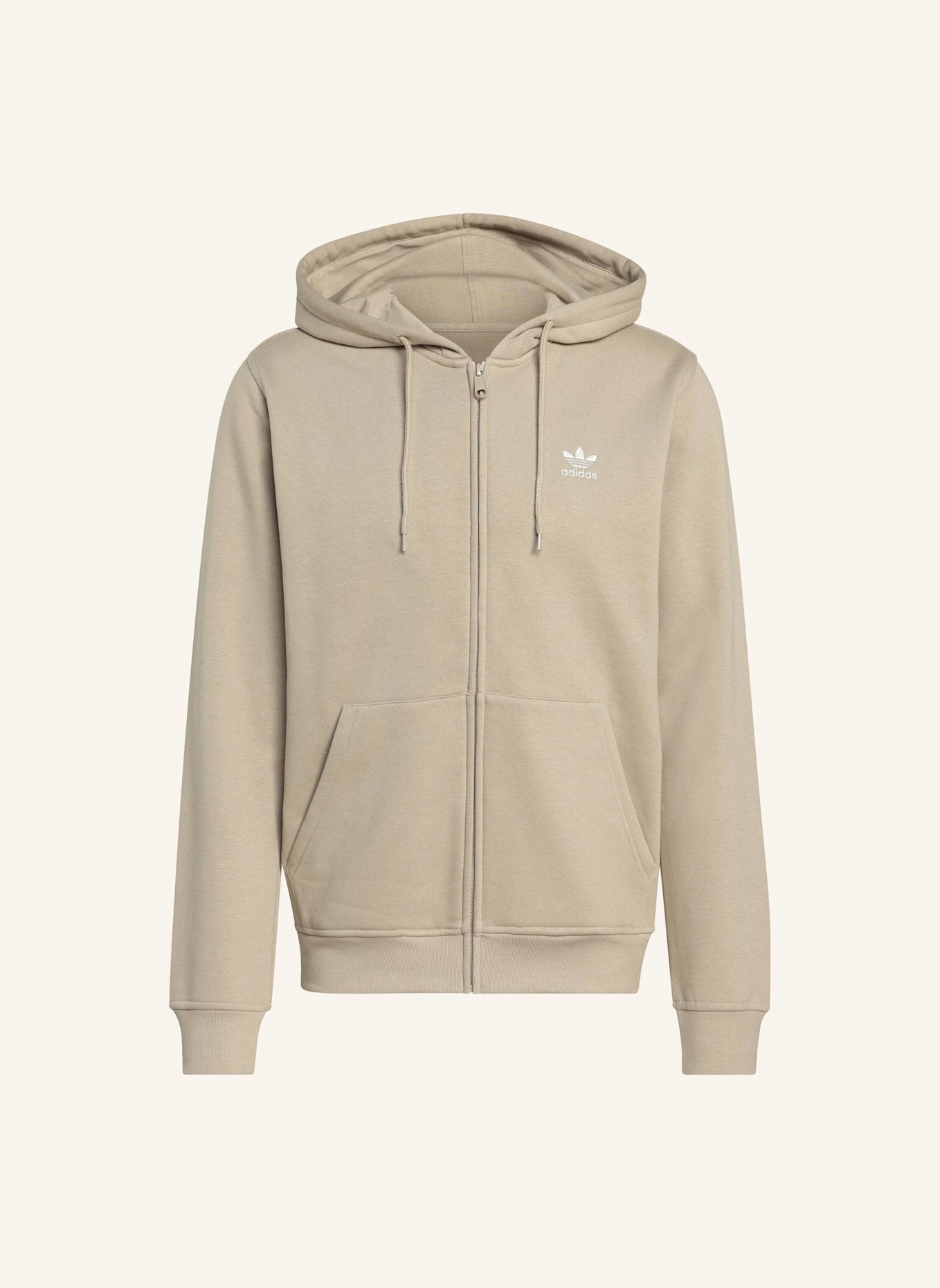 adidas Originals TREFOIL ESSENTIALS KAPUZENJACKE: BEIGE