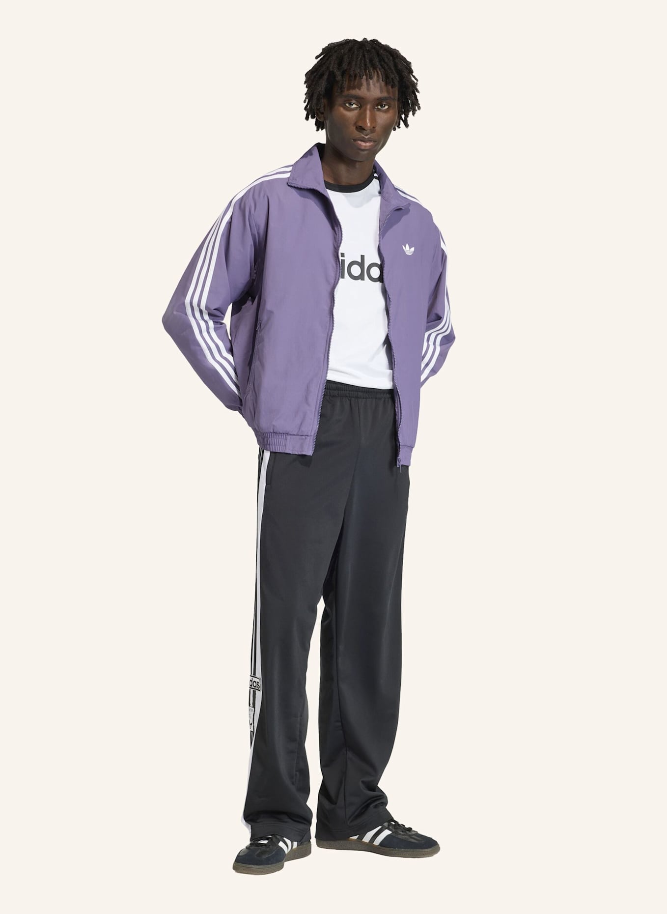 adidas Originals Track Pants ADIBREAK: SCHWARZ/ WEISS