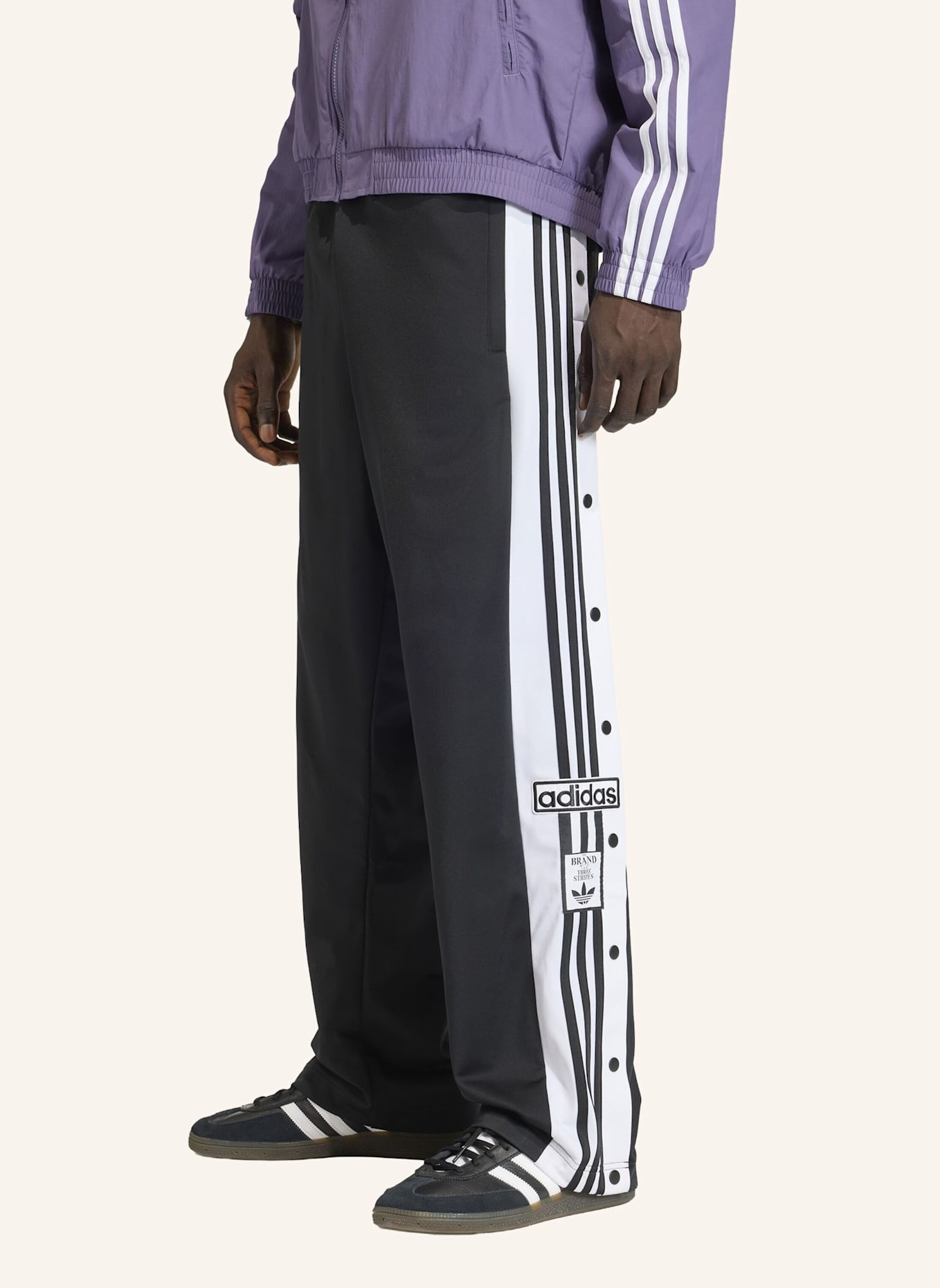 adidas Originals Track Pants ADIBREAK: SCHWARZ/ WEISS