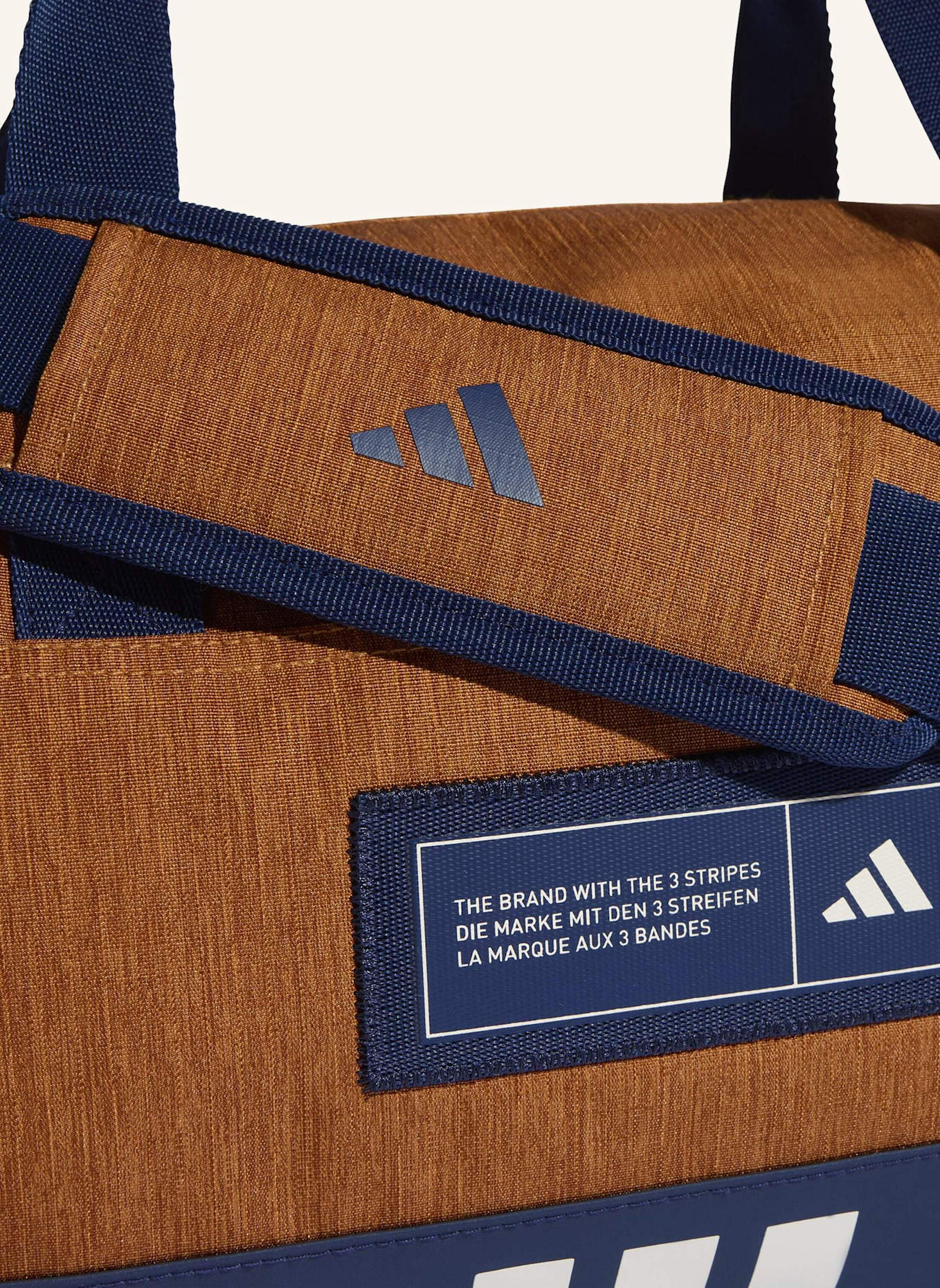 adidas 4ATHLTS DUFFELBAG S: BRAUN/ WEISS