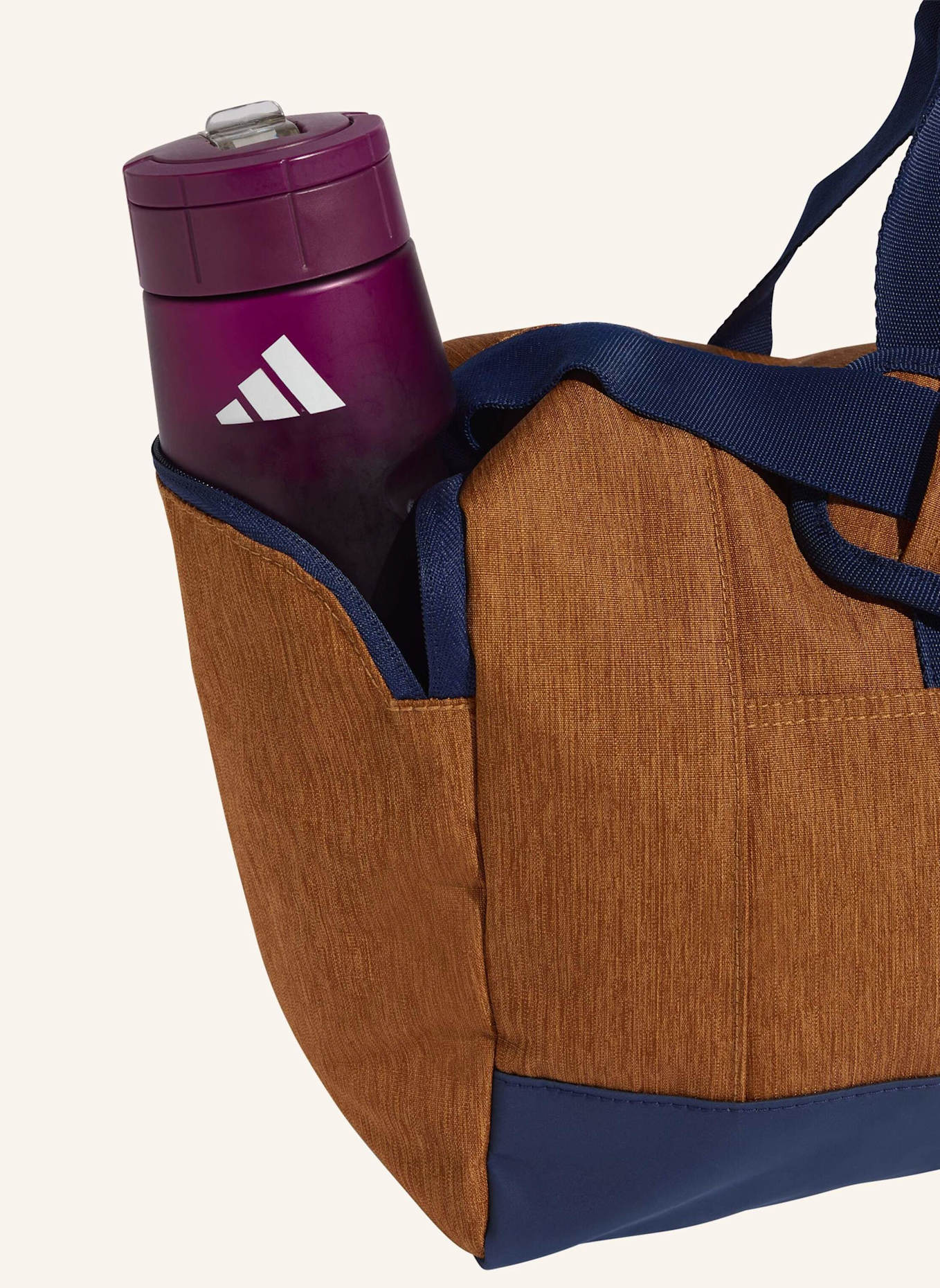 adidas 4ATHLTS DUFFELBAG S: BRAUN/ WEISS