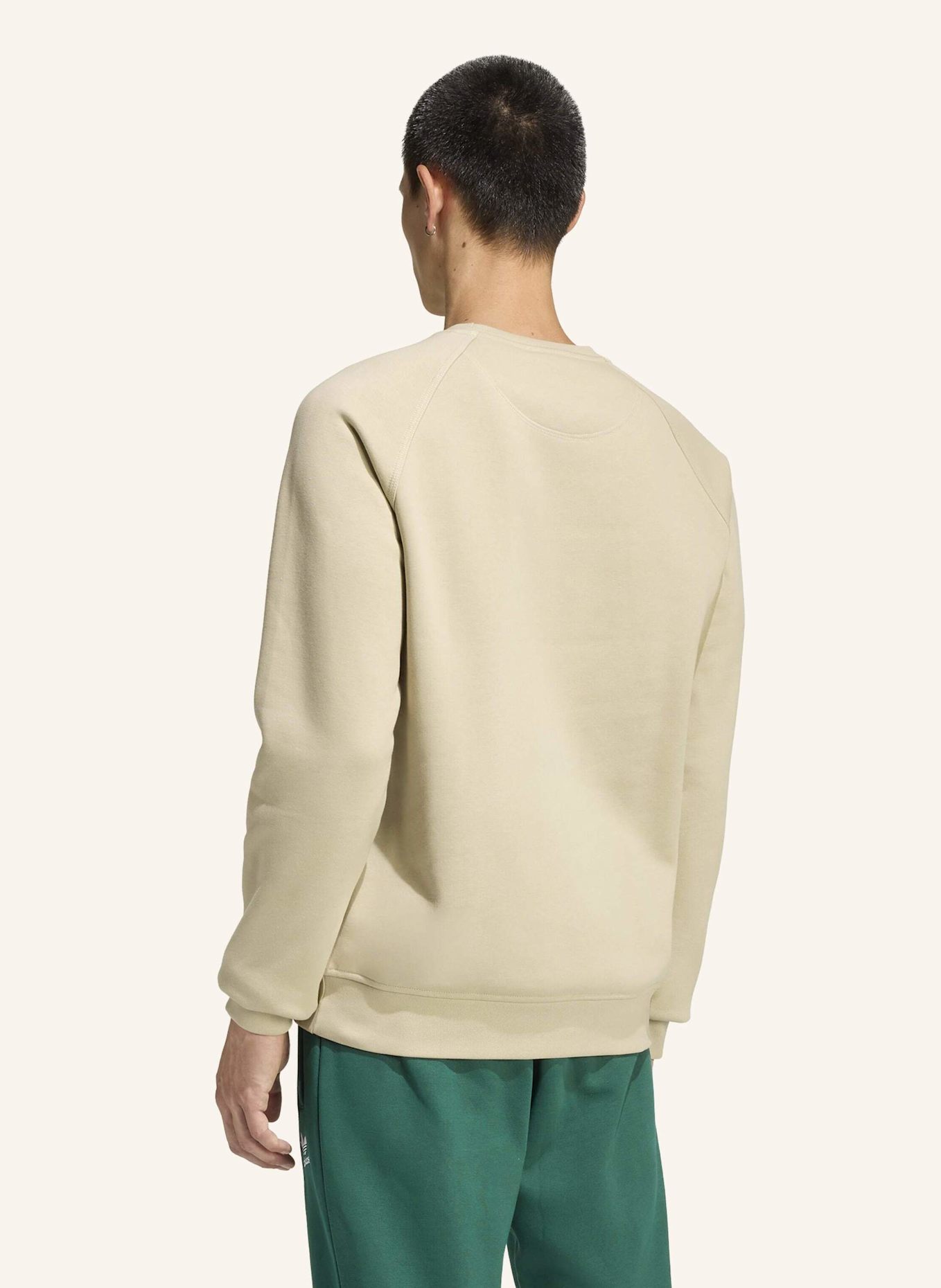 adidas Originals TREFOIL ESSENTIALS SWEATSHIRT: BEIGE