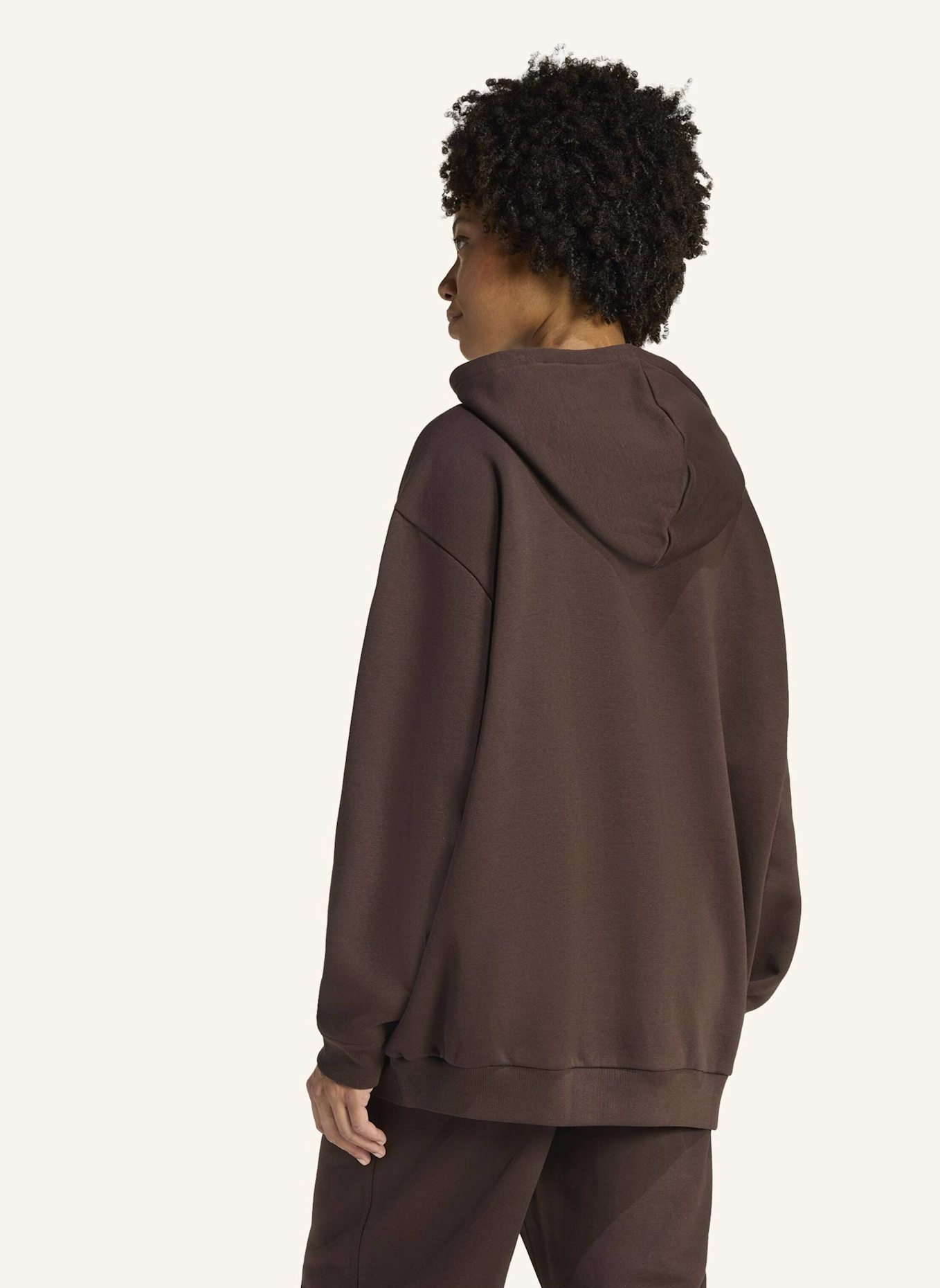adidas Originals ESSENTIALS OVERSIZED HOODIE: BRAUN