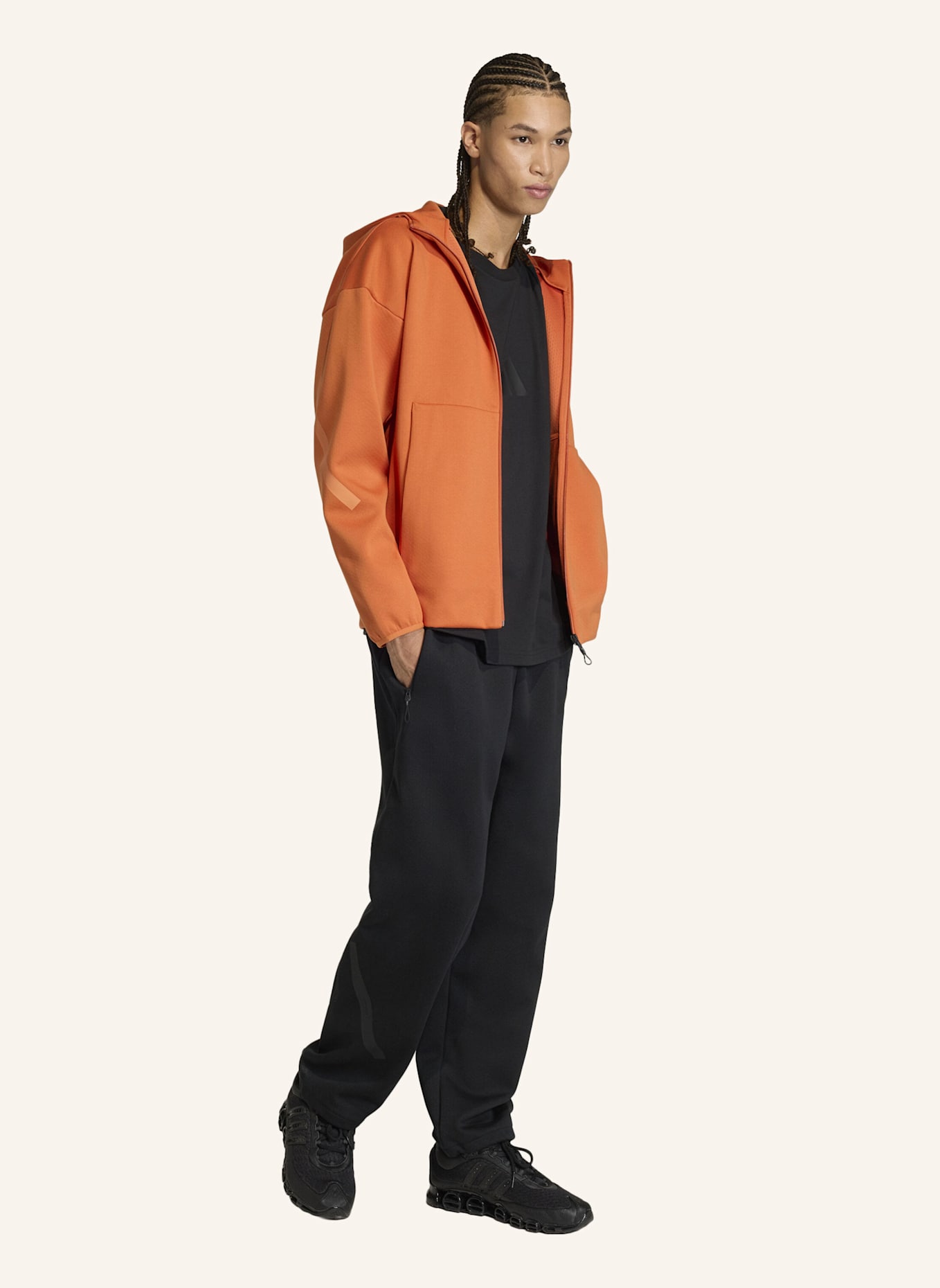 adidas Sweatjacke Z.N.E.: ORANGE