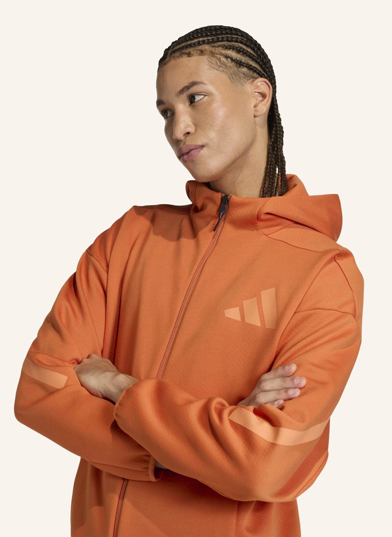 adidas Sweatjacke Z.N.E.: ORANGE
