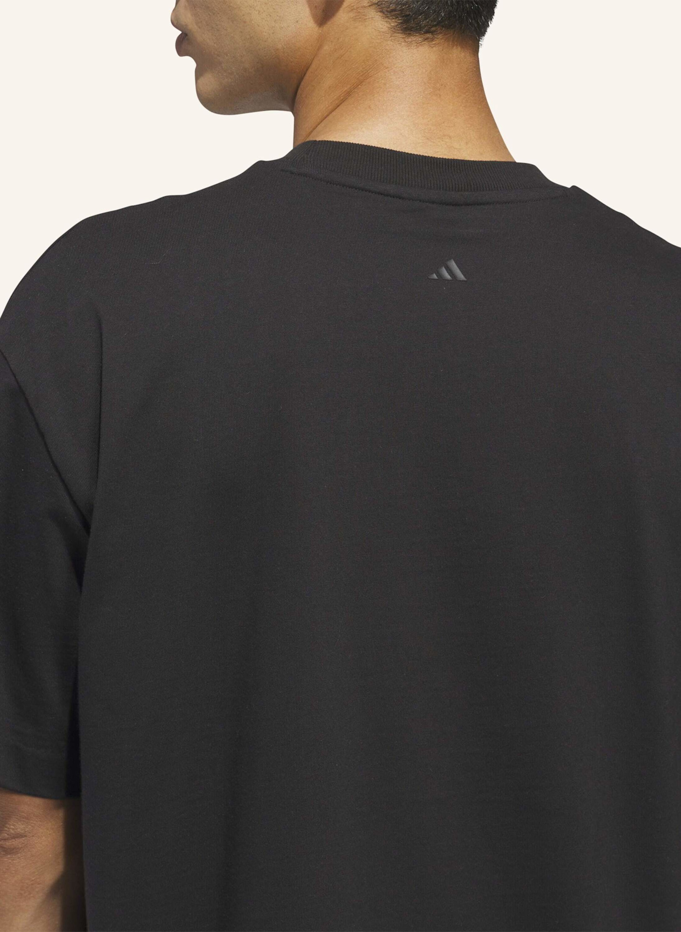 adidas T-Shirt ADIDAS BASKETBALL: SCHWARZ/ WEISS