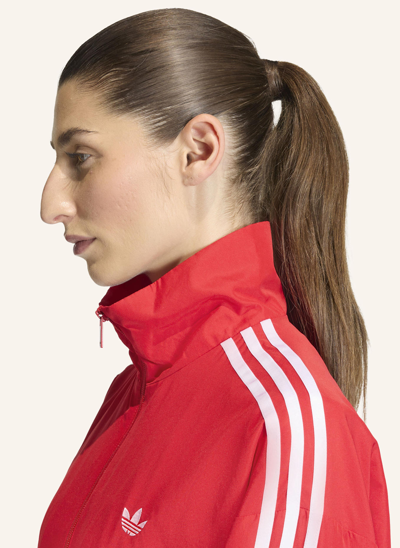 adidas Originals FIREBIRD ADILENIUM TRAININGSJACKE: ROT/ WEISS