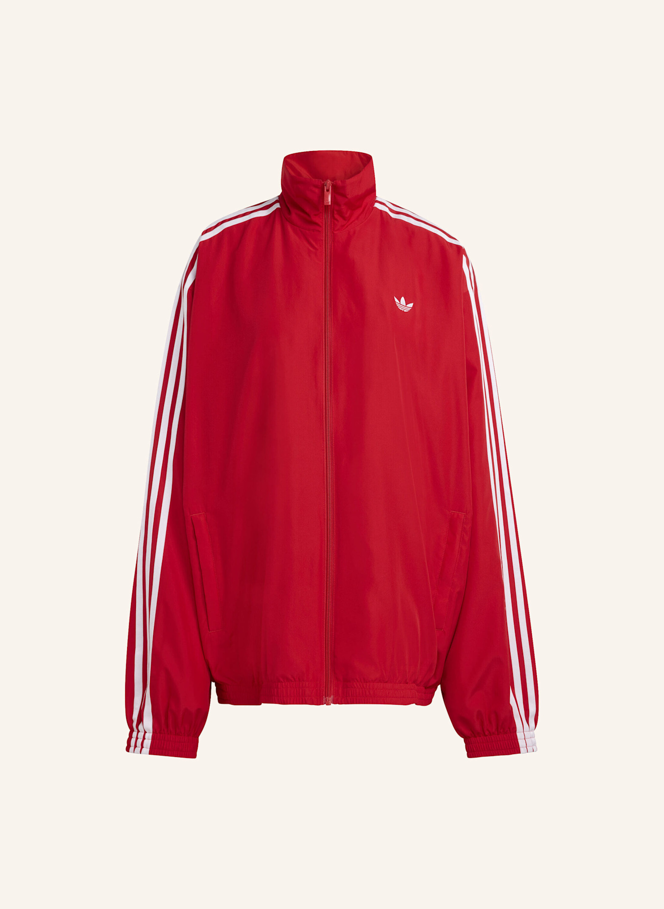 adidas Originals FIREBIRD ADILENIUM TRAININGSJACKE: ROT/ WEISS