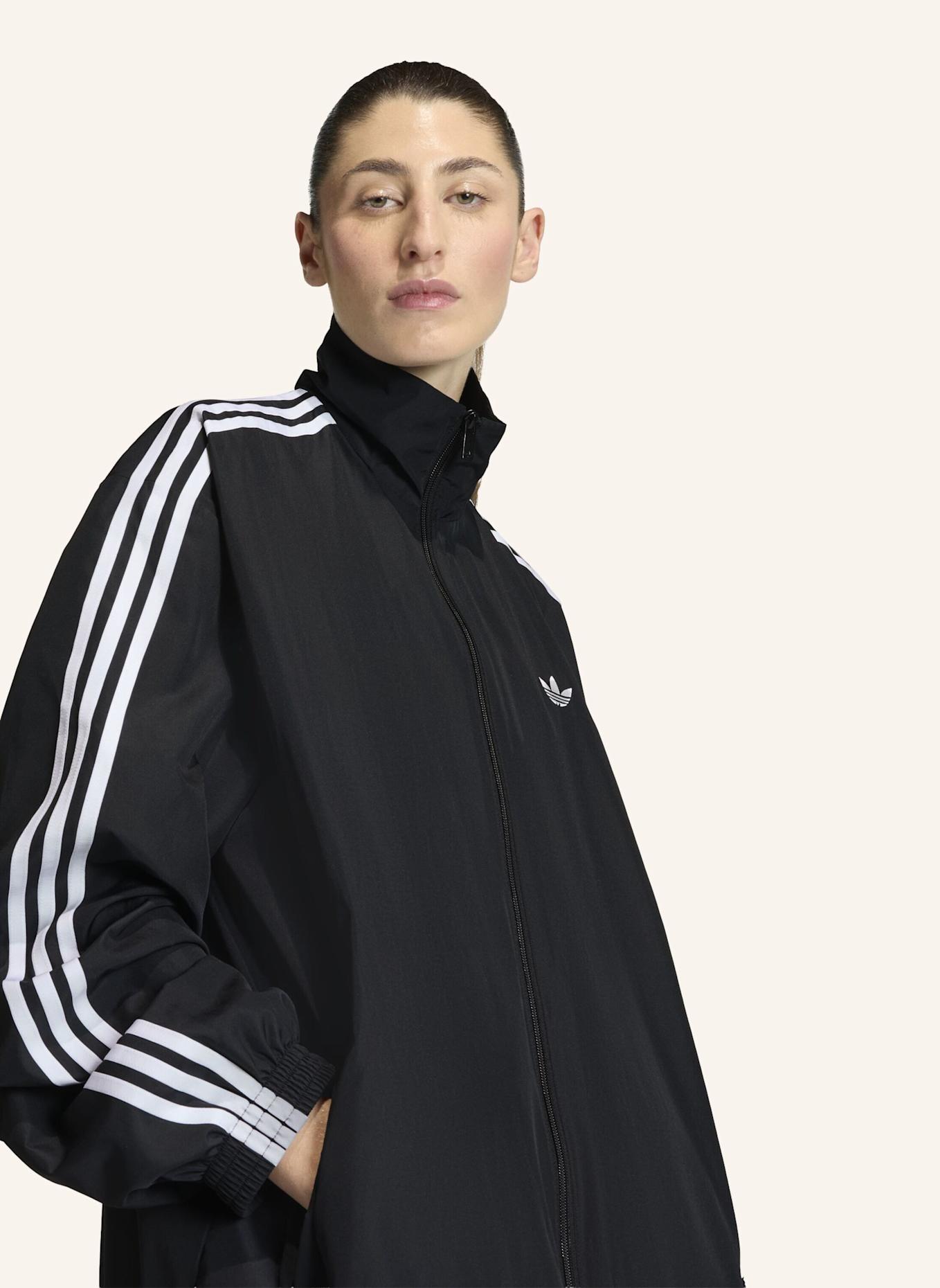 adidas Originals FIREBIRD ADILENIUM TRAININGSJACKE: SCHWARZ/ WEISS