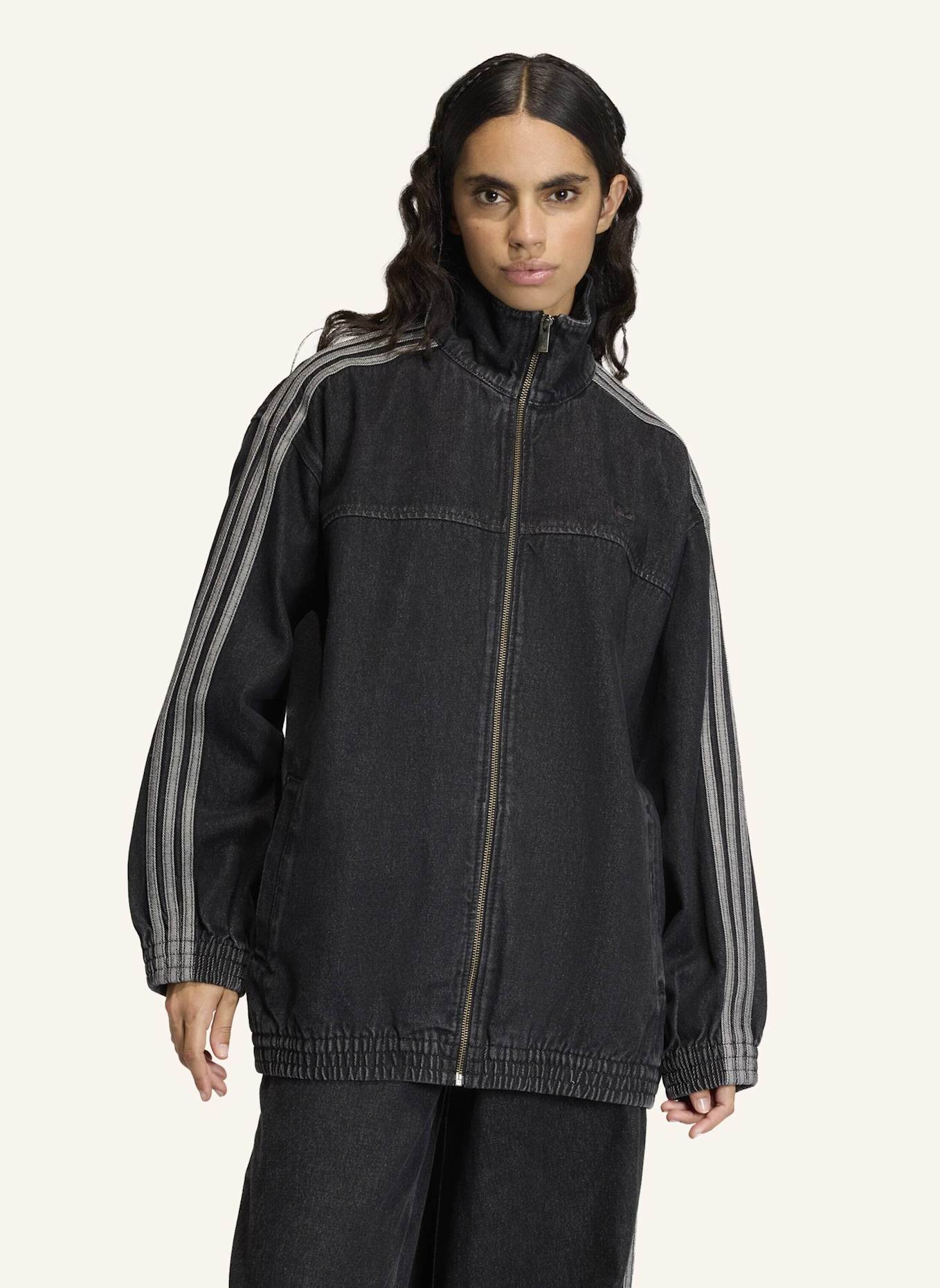 adidas Originals FIREBIRD ADILENIUM ORIGINALS JEANSJACKE: SCHWARZ