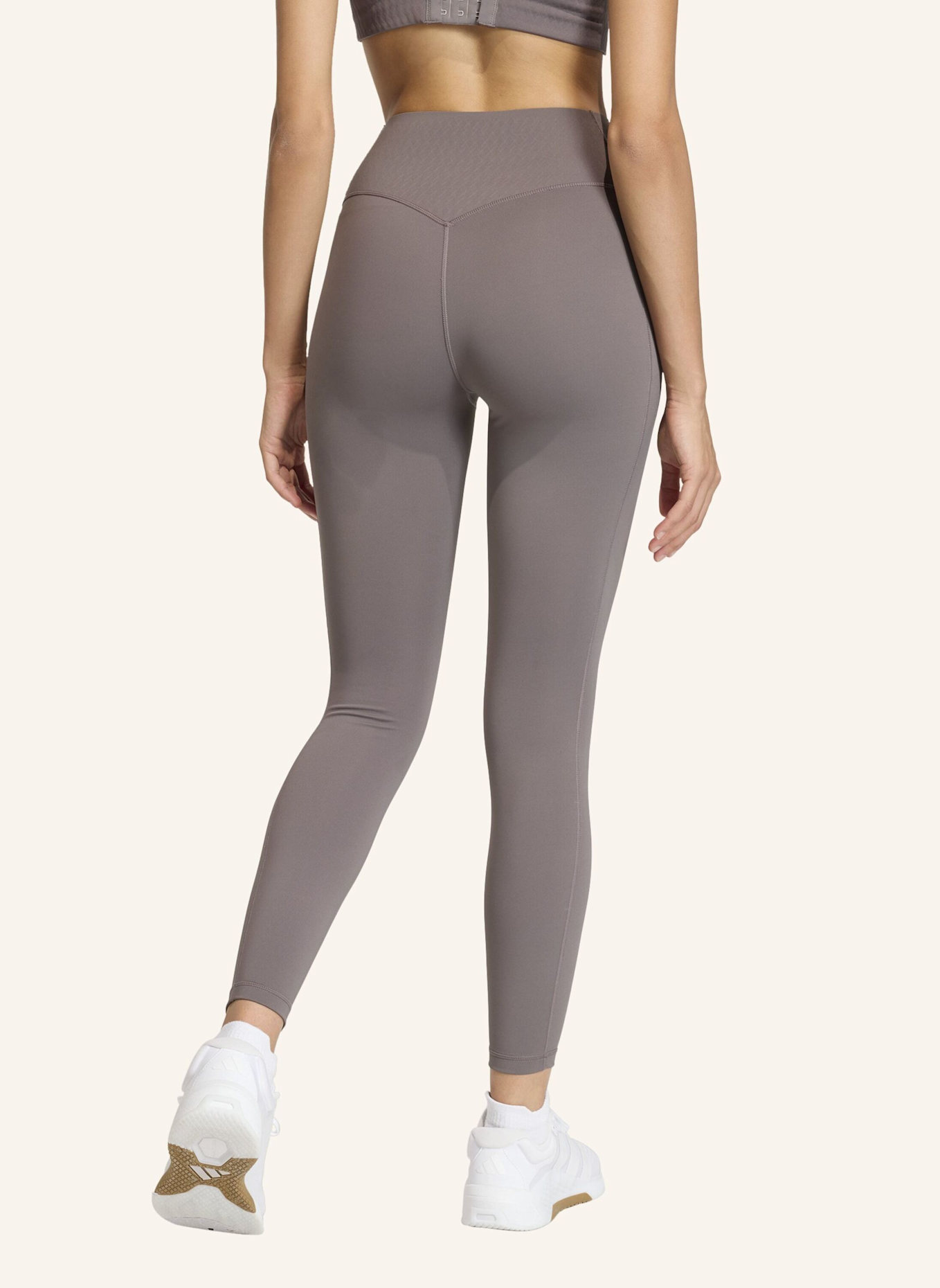 adidas OPTIME POWER 7/8 LEGGINGS: GRAU
