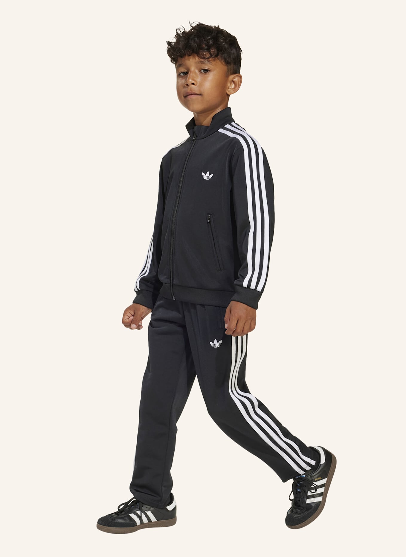 adidas Originals FIREBIRD TRAININGSANZUG: SCHWARZ/ WEISS