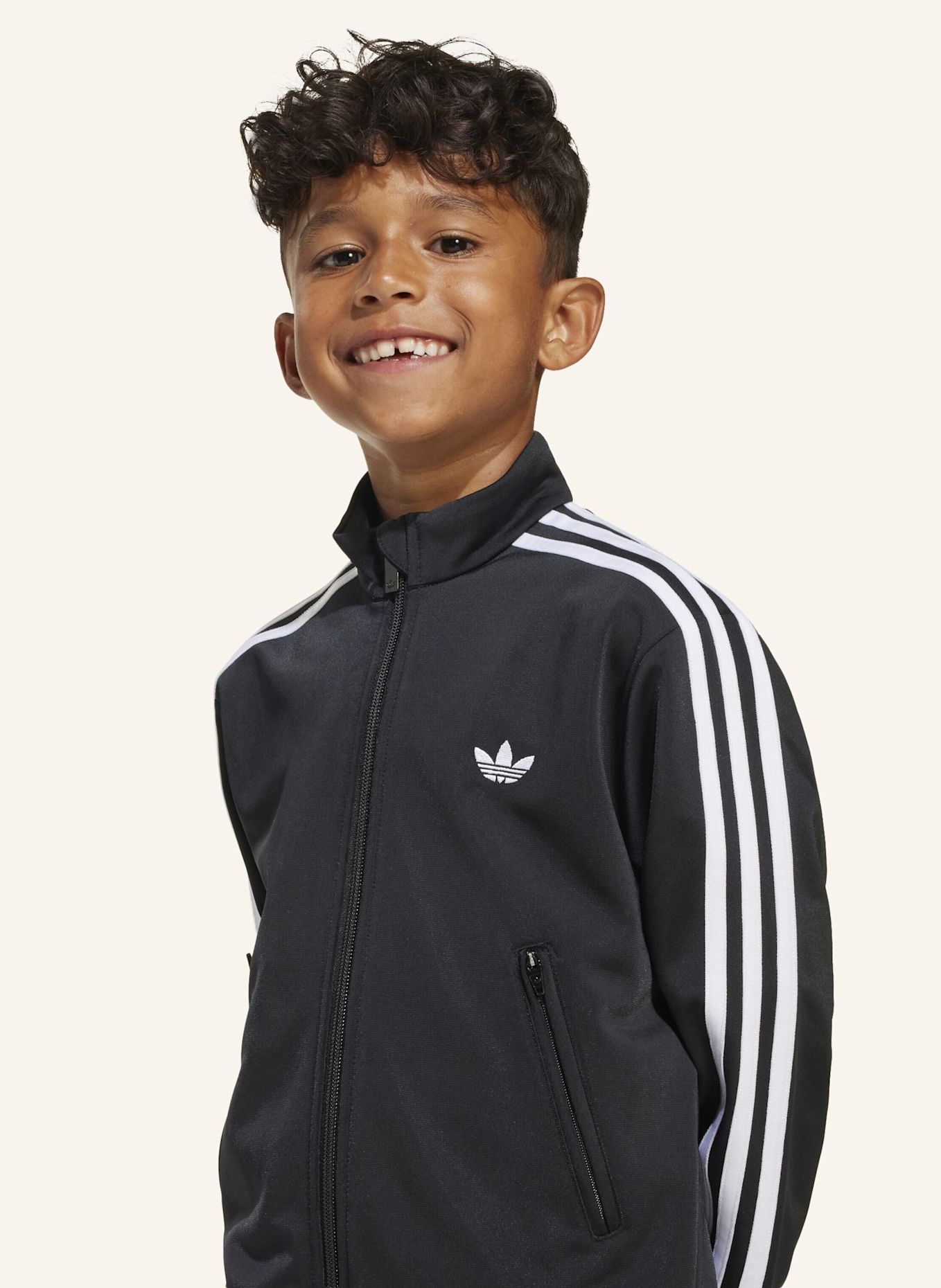 adidas Originals FIREBIRD TRAININGSANZUG: SCHWARZ/ WEISS