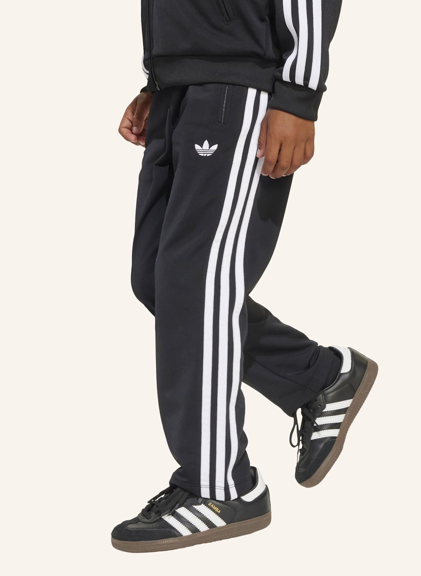 adidas Originals FIREBIRD TRAININGSANZUG: SCHWARZ/ WEISS