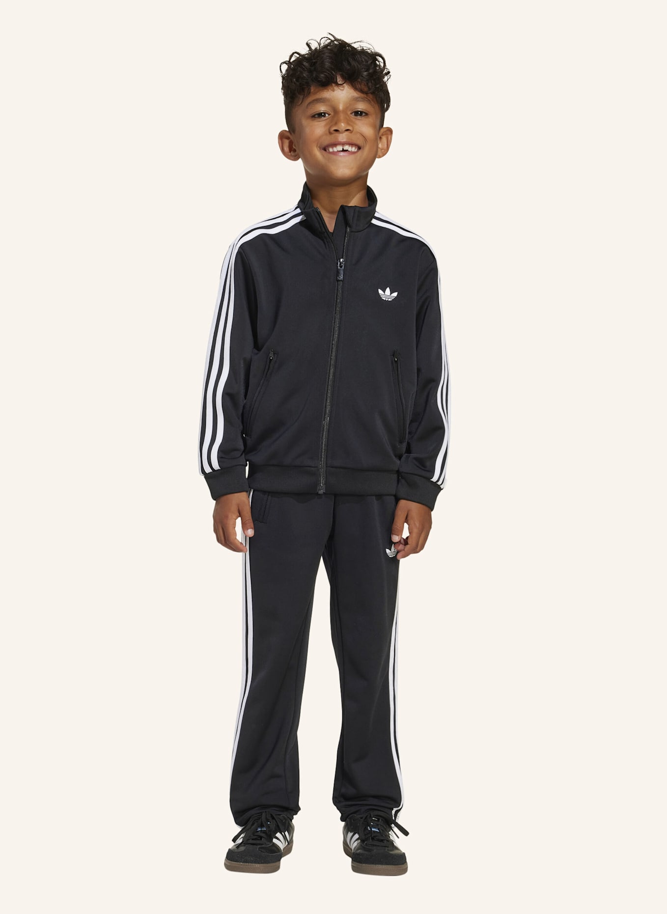 adidas Originals FIREBIRD TRAININGSANZUG: SCHWARZ/ WEISS