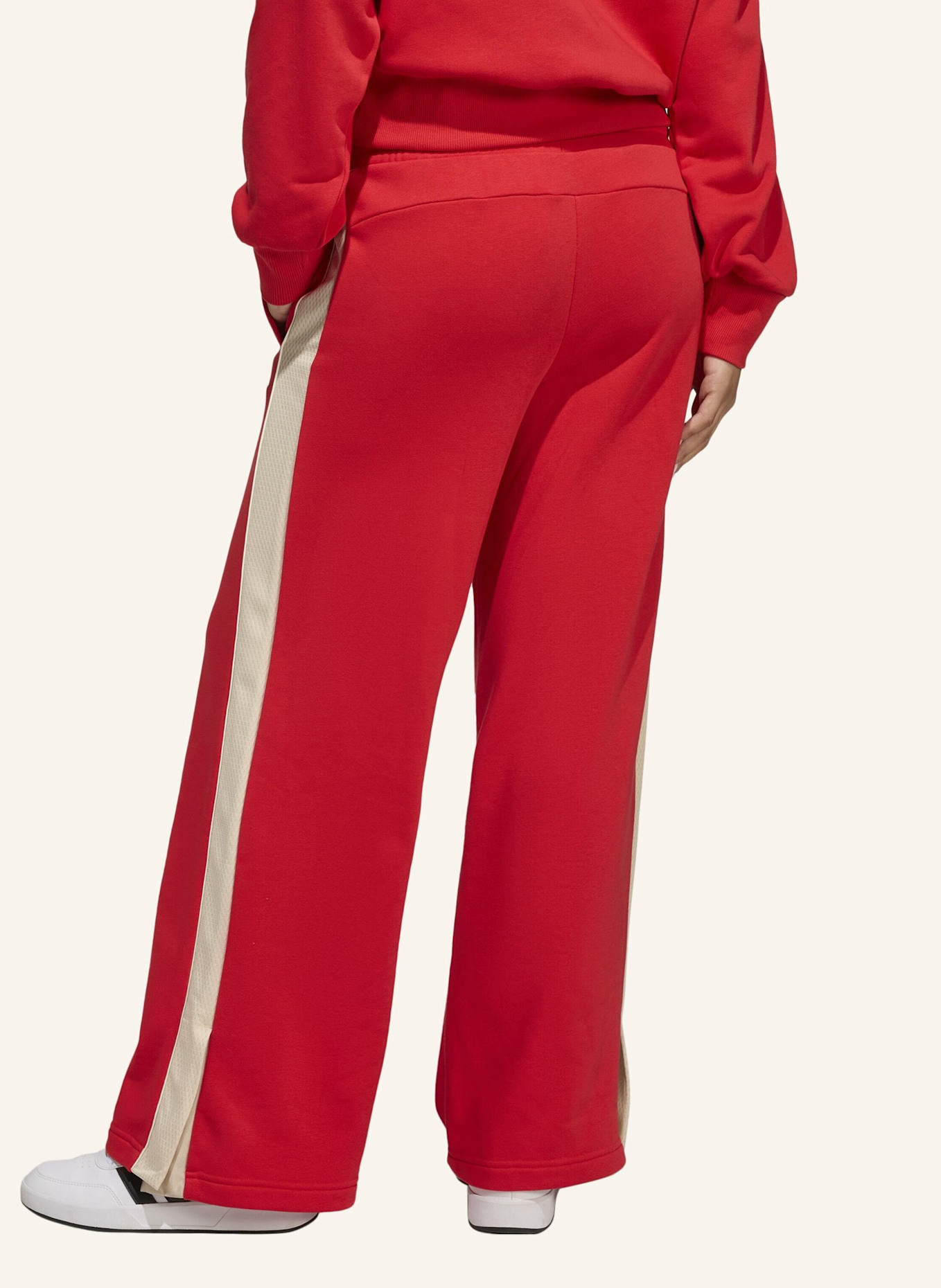 adidas STADIUM HOSE MIT WEITEM BEIN: ROT/ WEISS