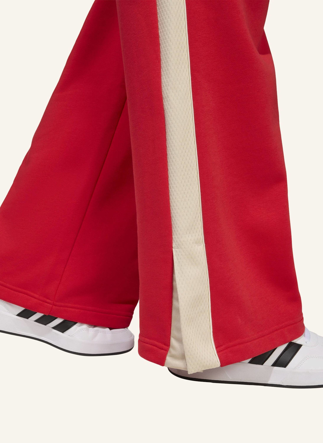 adidas STADIUM HOSE MIT WEITEM BEIN: ROT/ WEISS