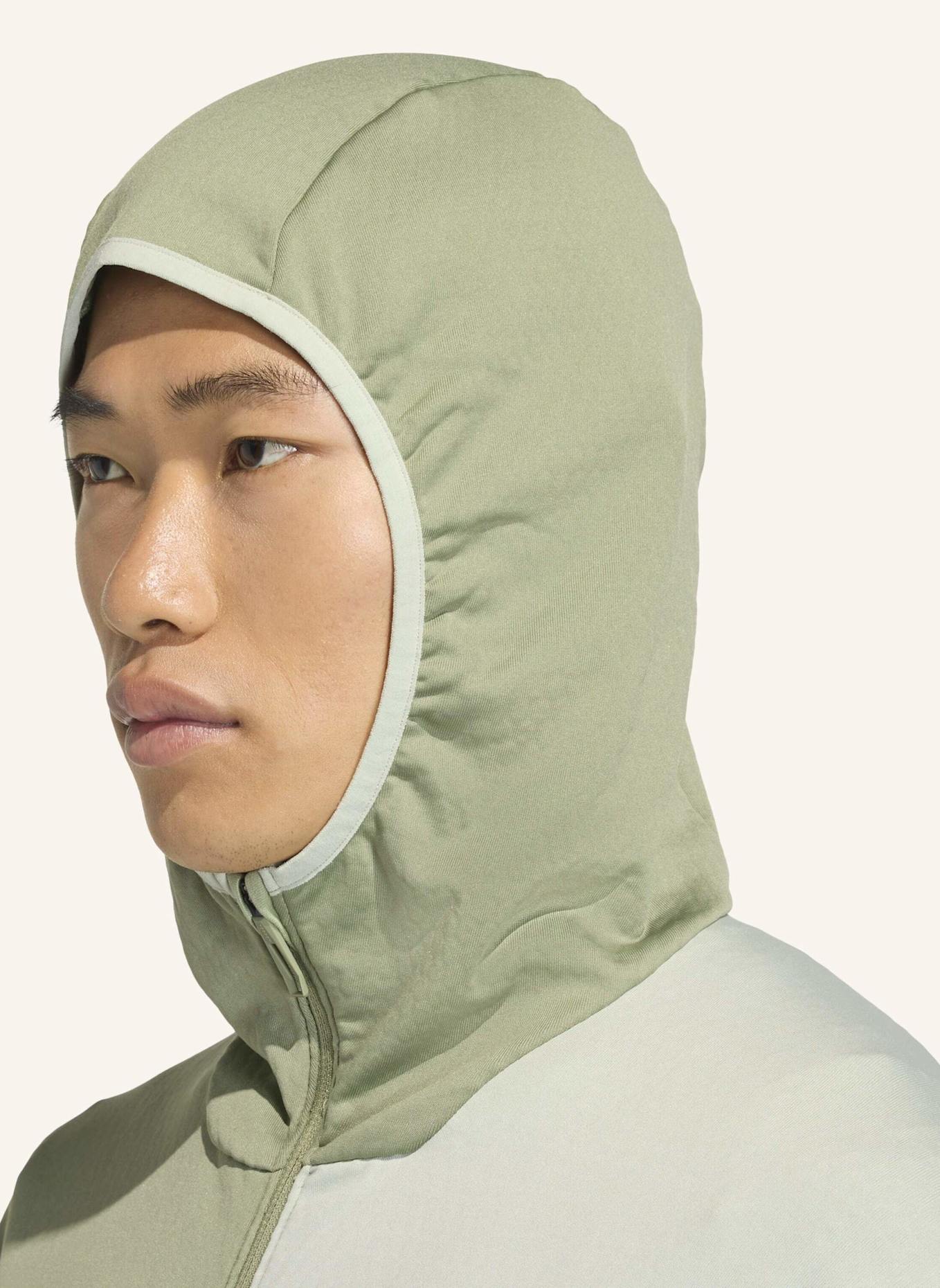 adidas TERREX TERREX XPERIOR CLIMAWARM LIGHT FLEECE KAPUZENJACKE: GRÜN